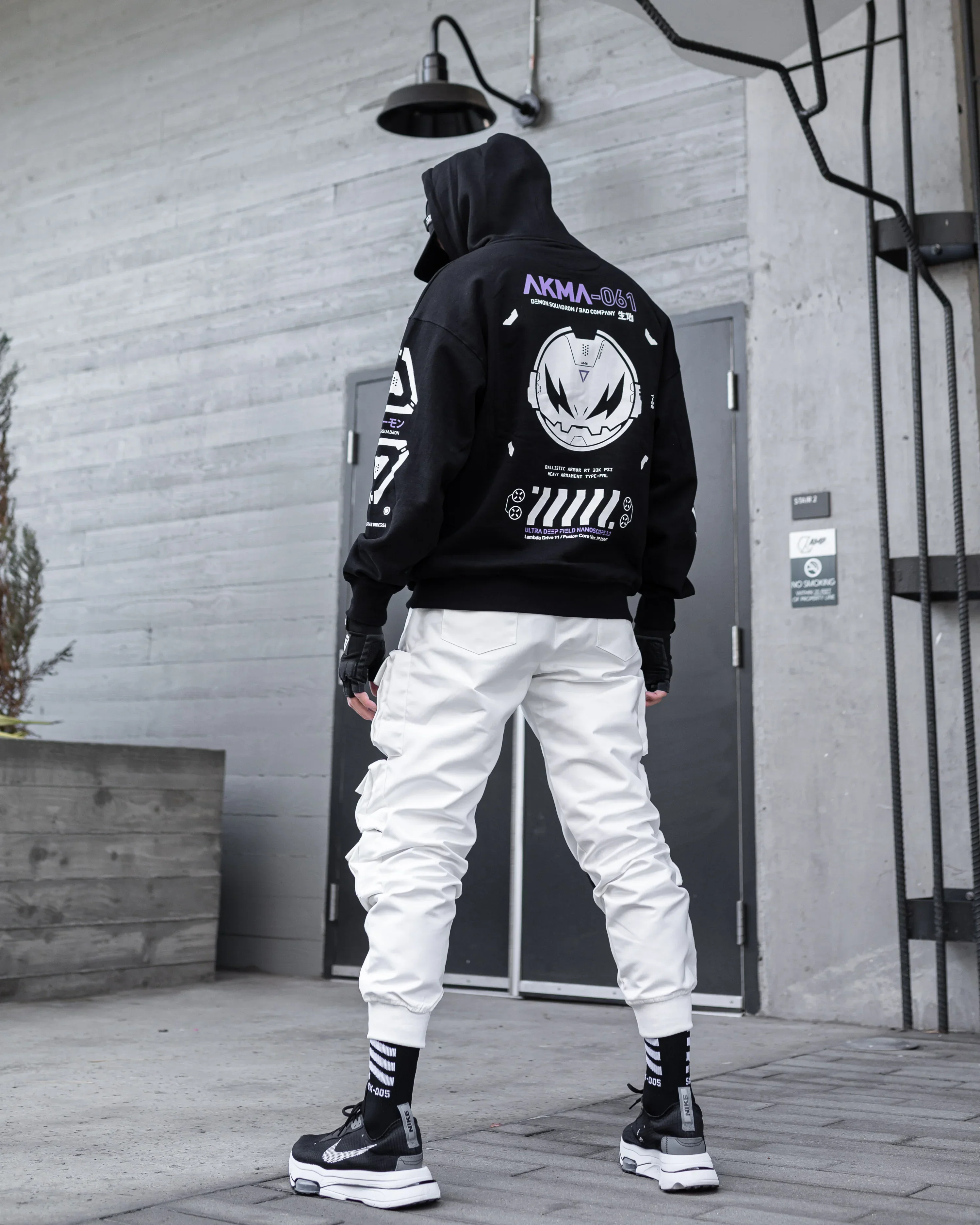 AKMA-061 PR Black Zip Hoodie - Image 5