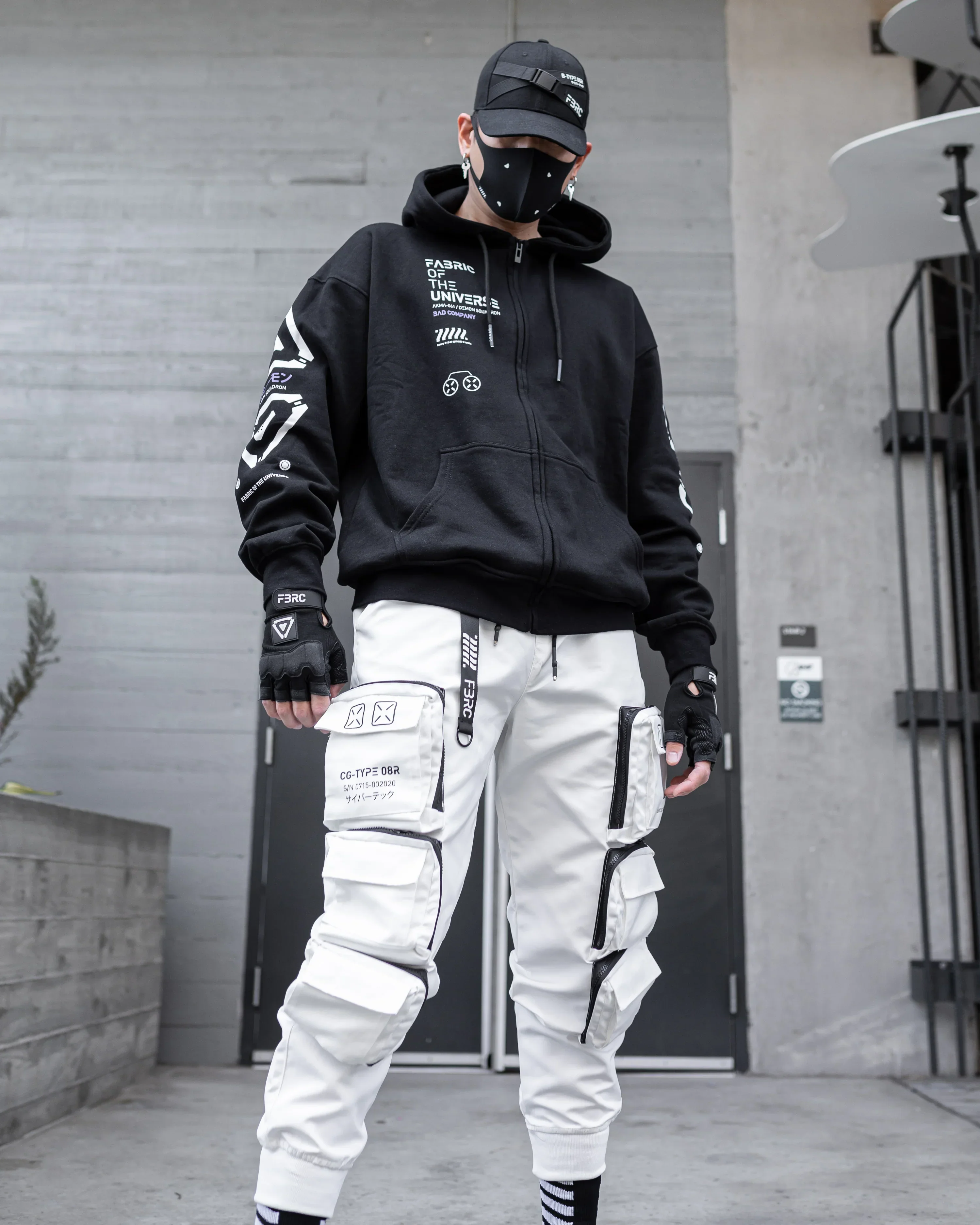 AKMA-061 PR Black Zip Hoodie - Image 6