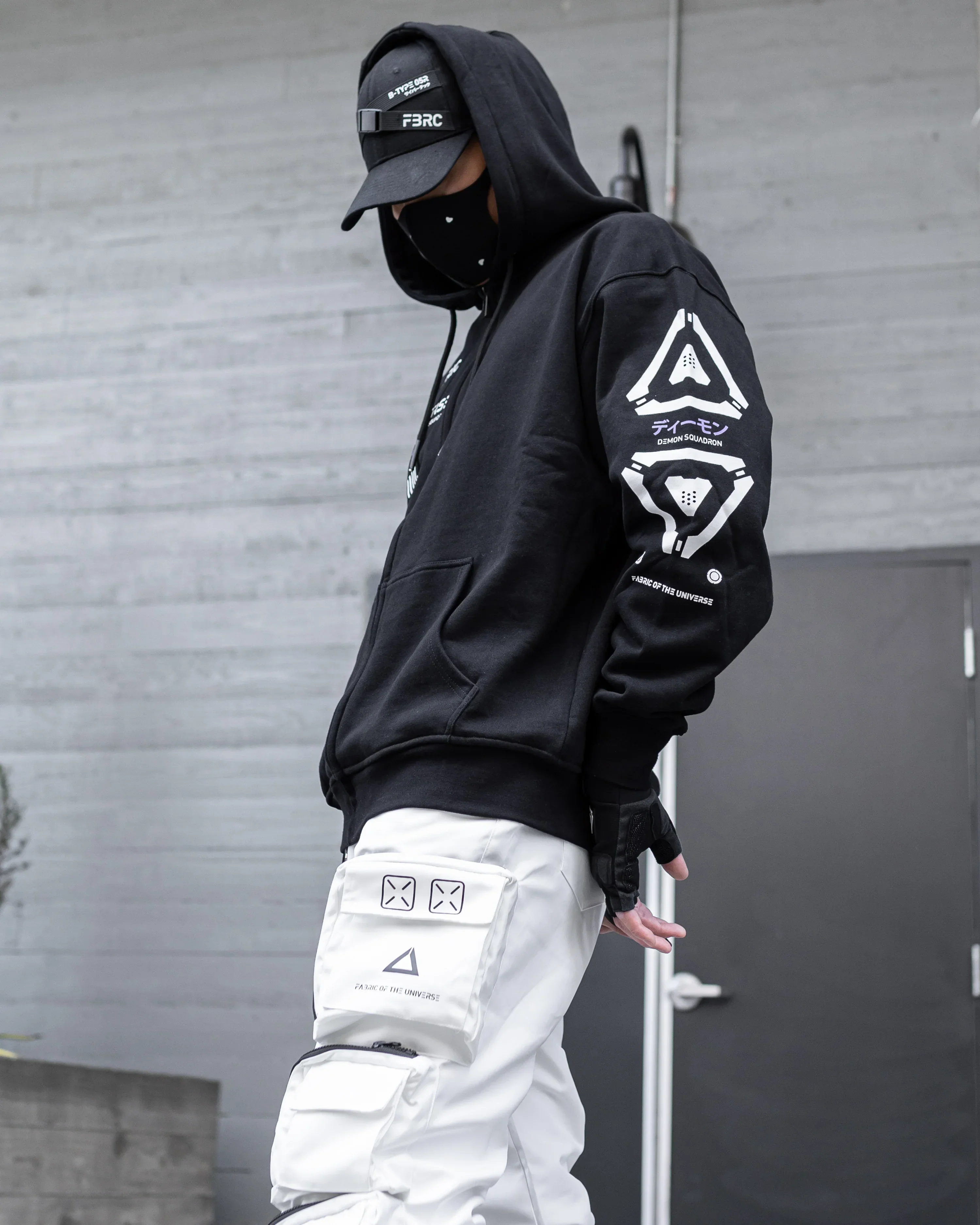 AKMA-061 PR Black Zip Hoodie - Image 7