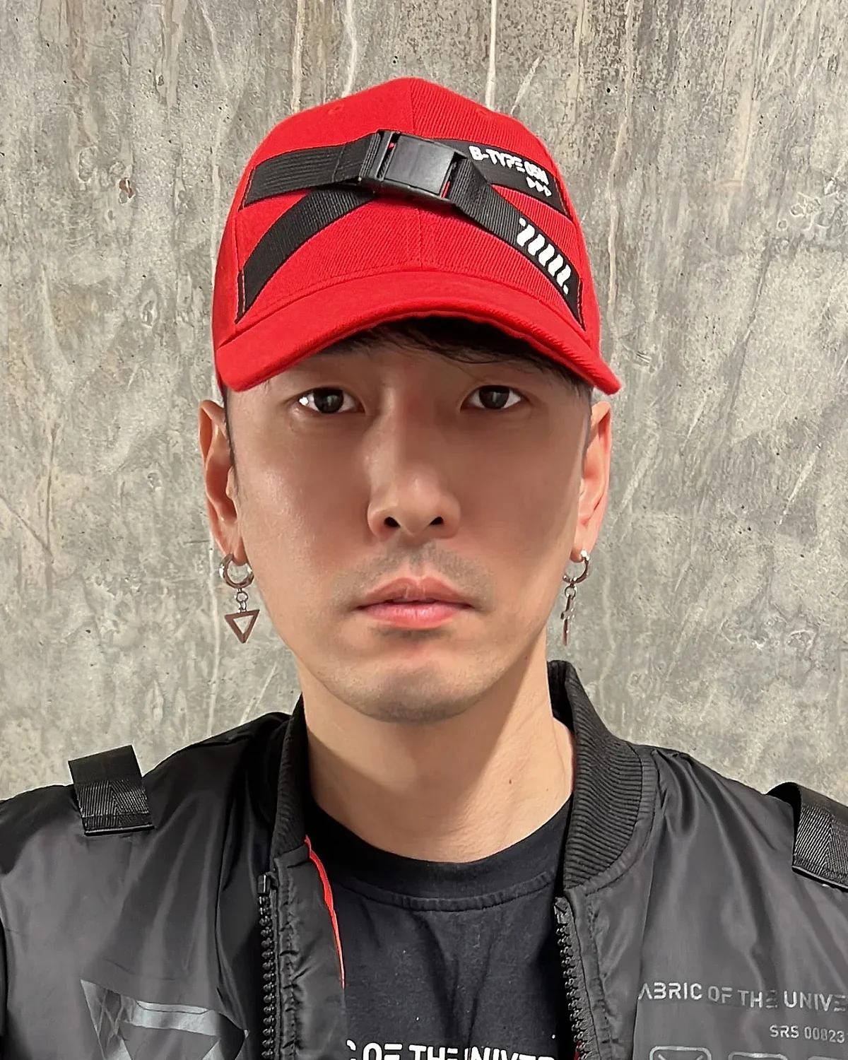 B-Type 05N Red Baseball Cap - Image 2