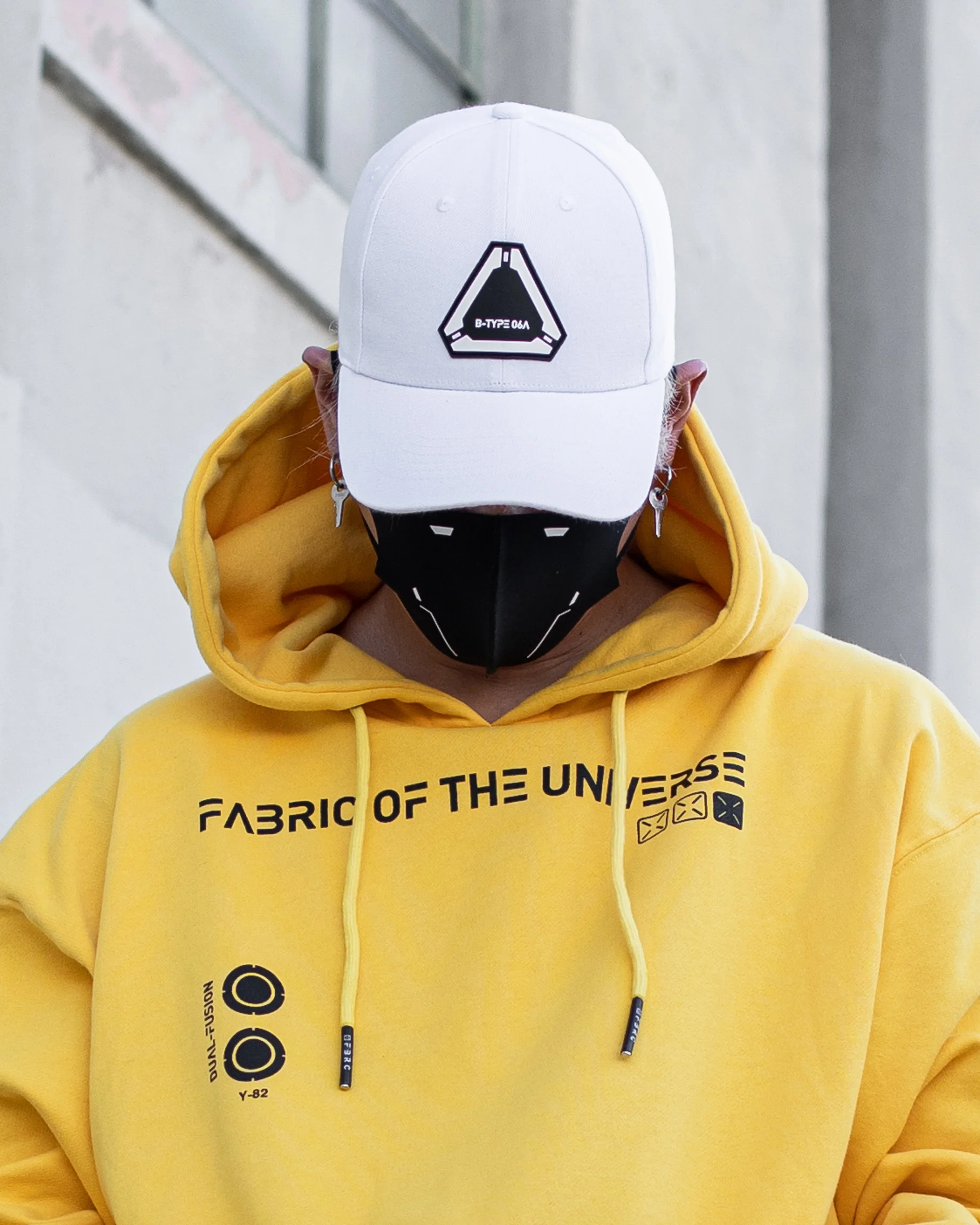 B-Type 06A White Baseball Cap - Image 3