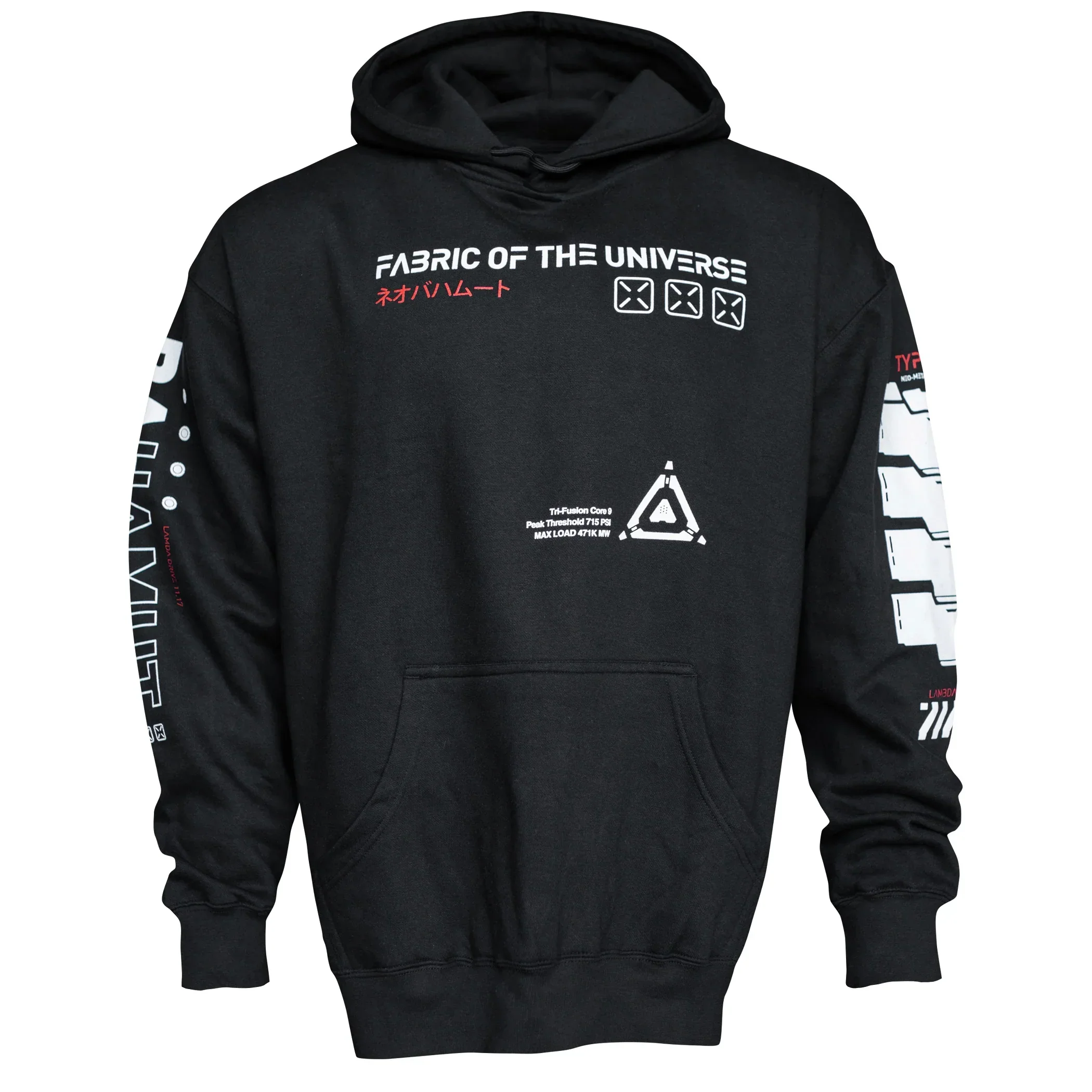 Bahamut-07 RD Black Hoodie - Image 2