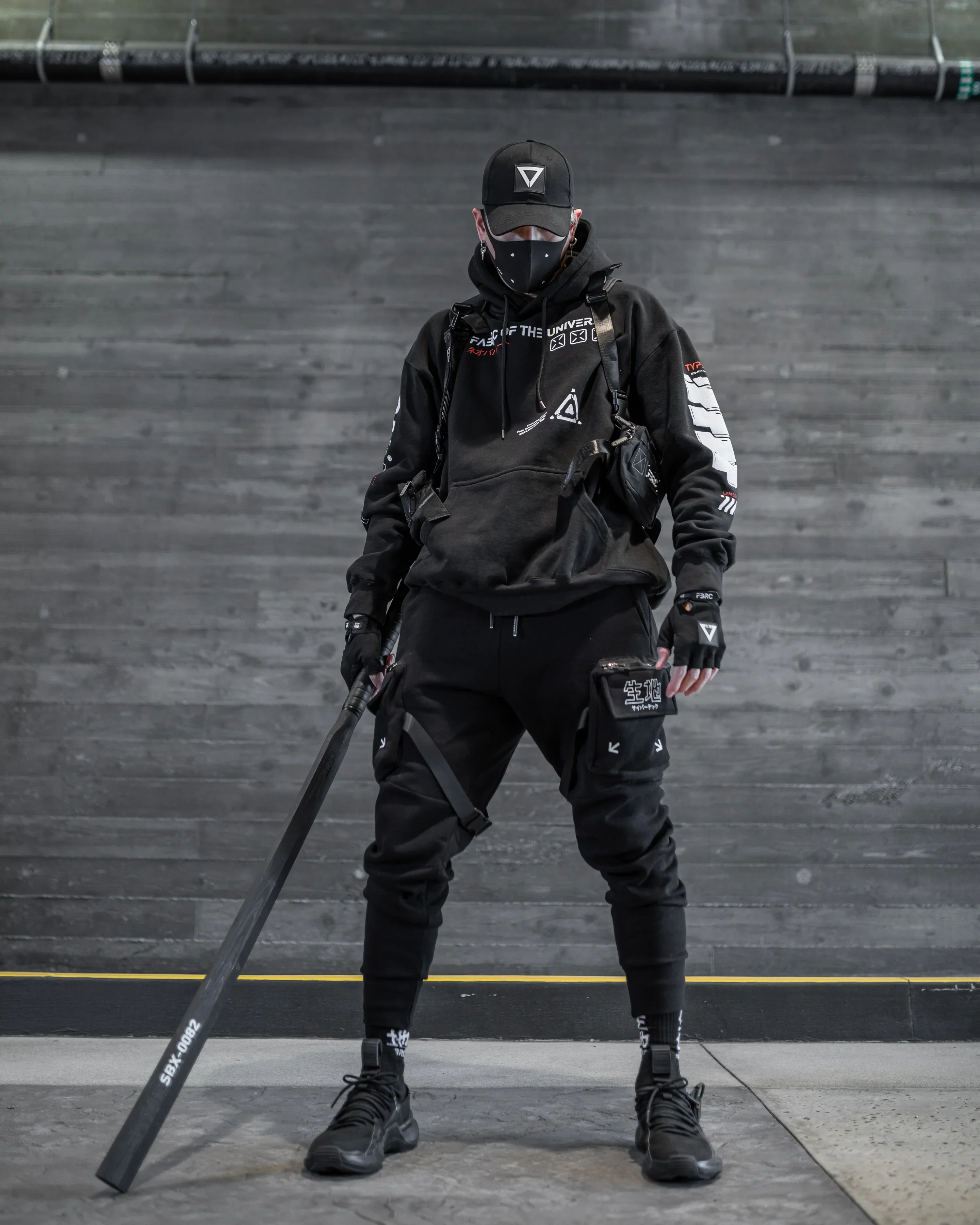 Bahamut-07 RD Black Hoodie - Image 3