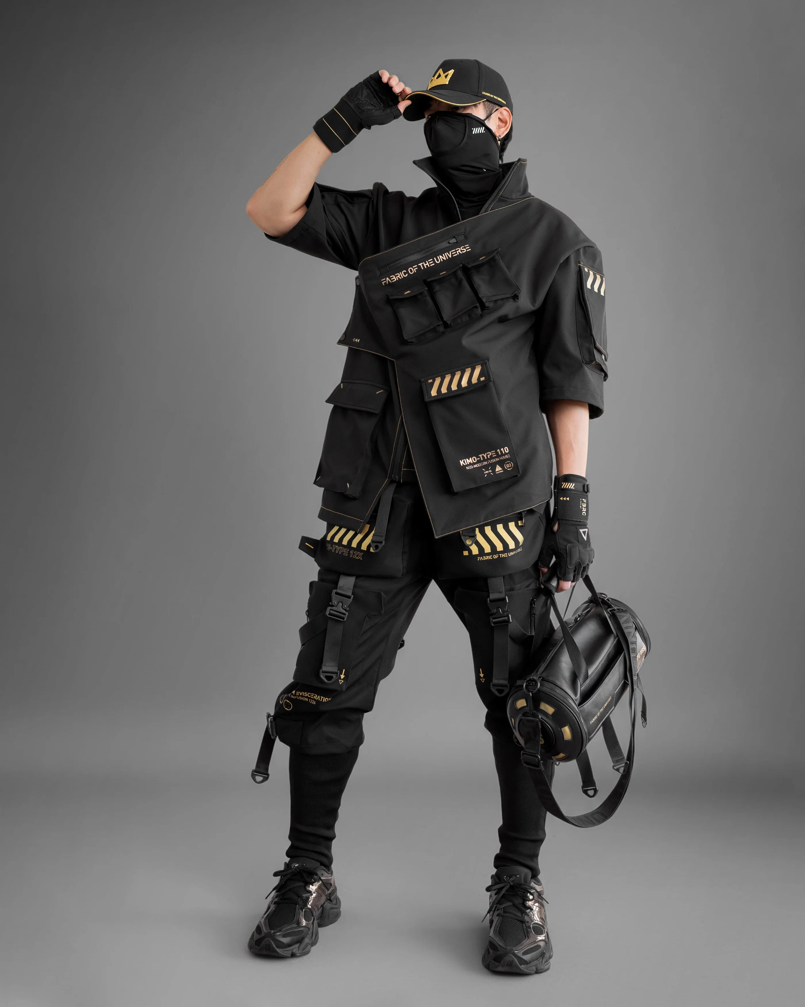 BG-Type 05S Black Gold Mini Bag - Image 7