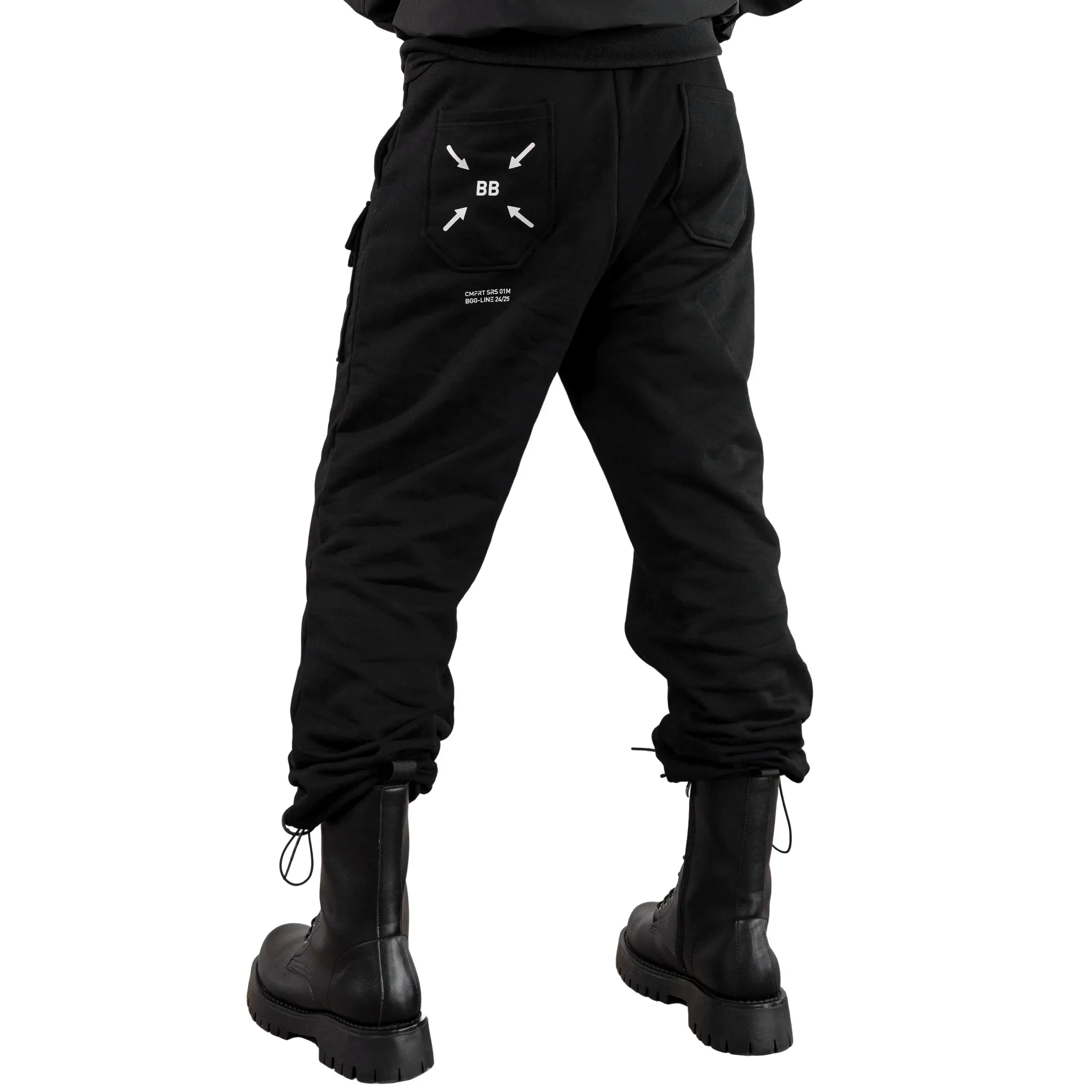 BLS-Type 230 Black French Terry Pants - Image 4