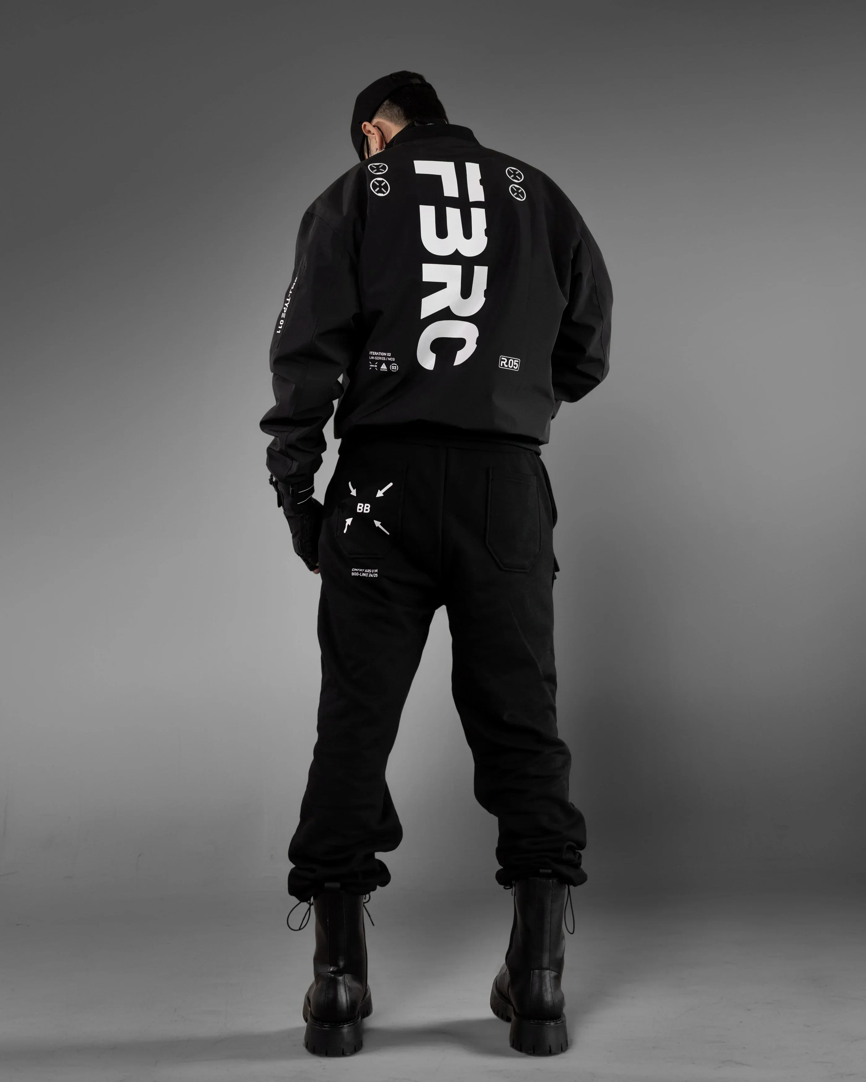 BLS-Type 230 Black French Terry Pants - Image 6