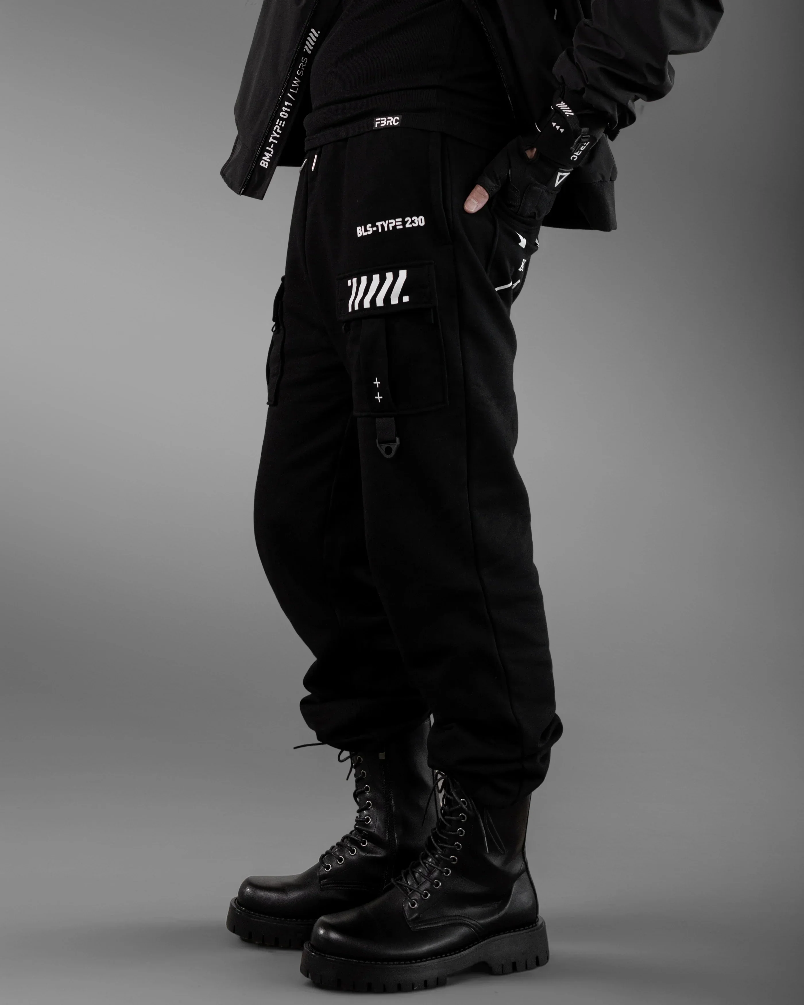 BLS-Type 230 Black French Terry Pants - Image 7