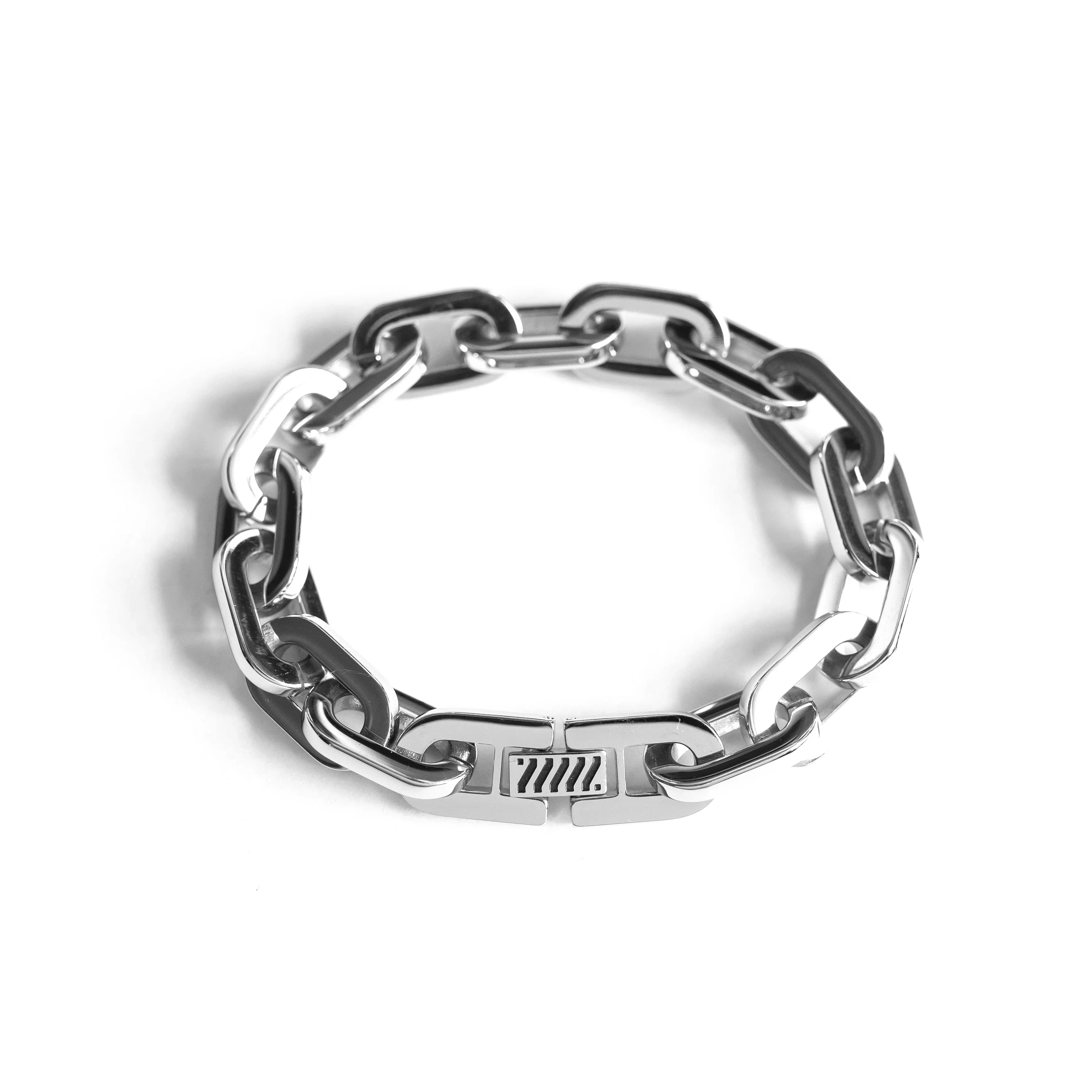 BR-220 Heavy Chain Steel Bracelet - Image 4