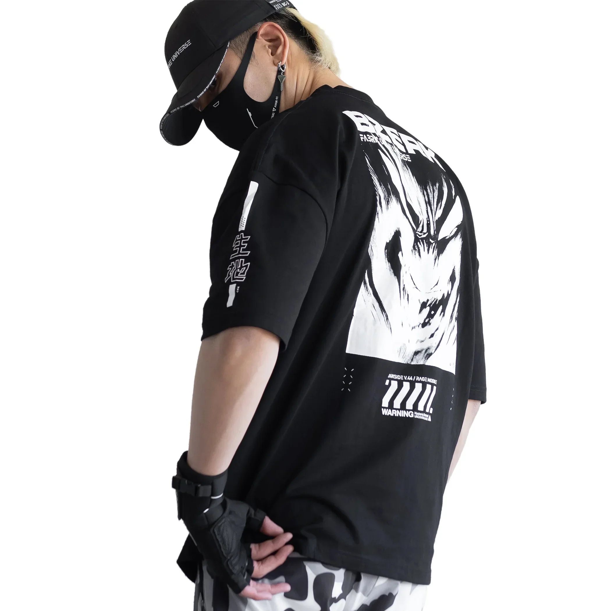 Bzerk Black Oversized Short Sleeve T - Image 3