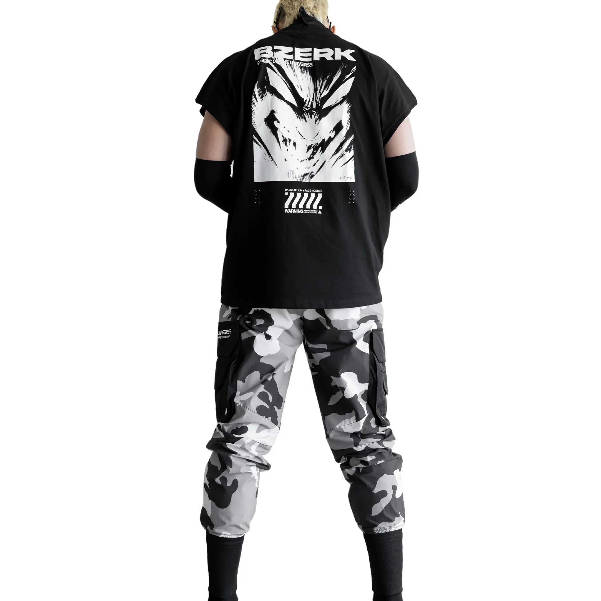 Bzerk Black Oversized Sleeveless T - Image 3