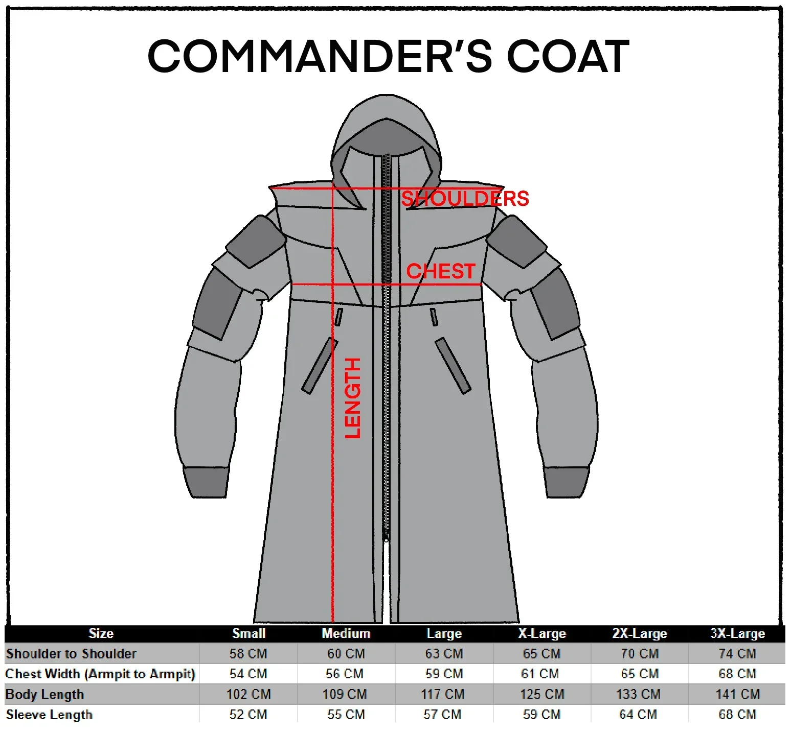 CC-020 White Commander's Coat - Image 10