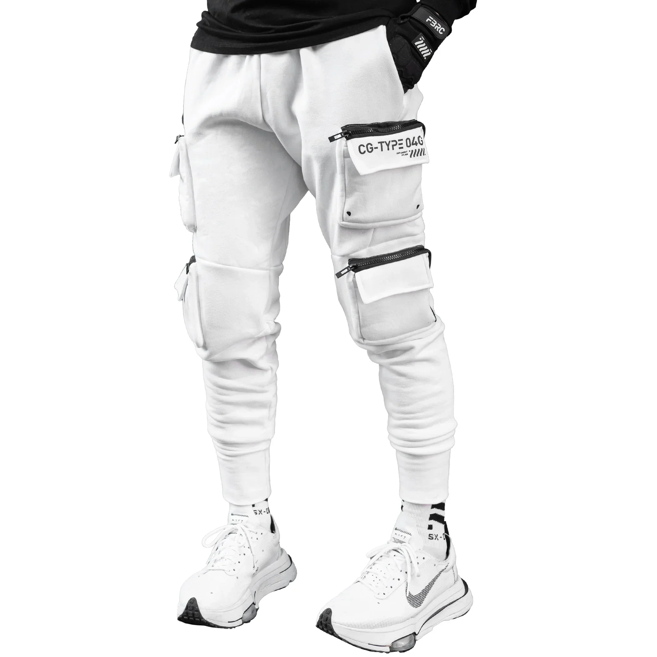 CG-Type 04G White Cargo Joggers - Image 3