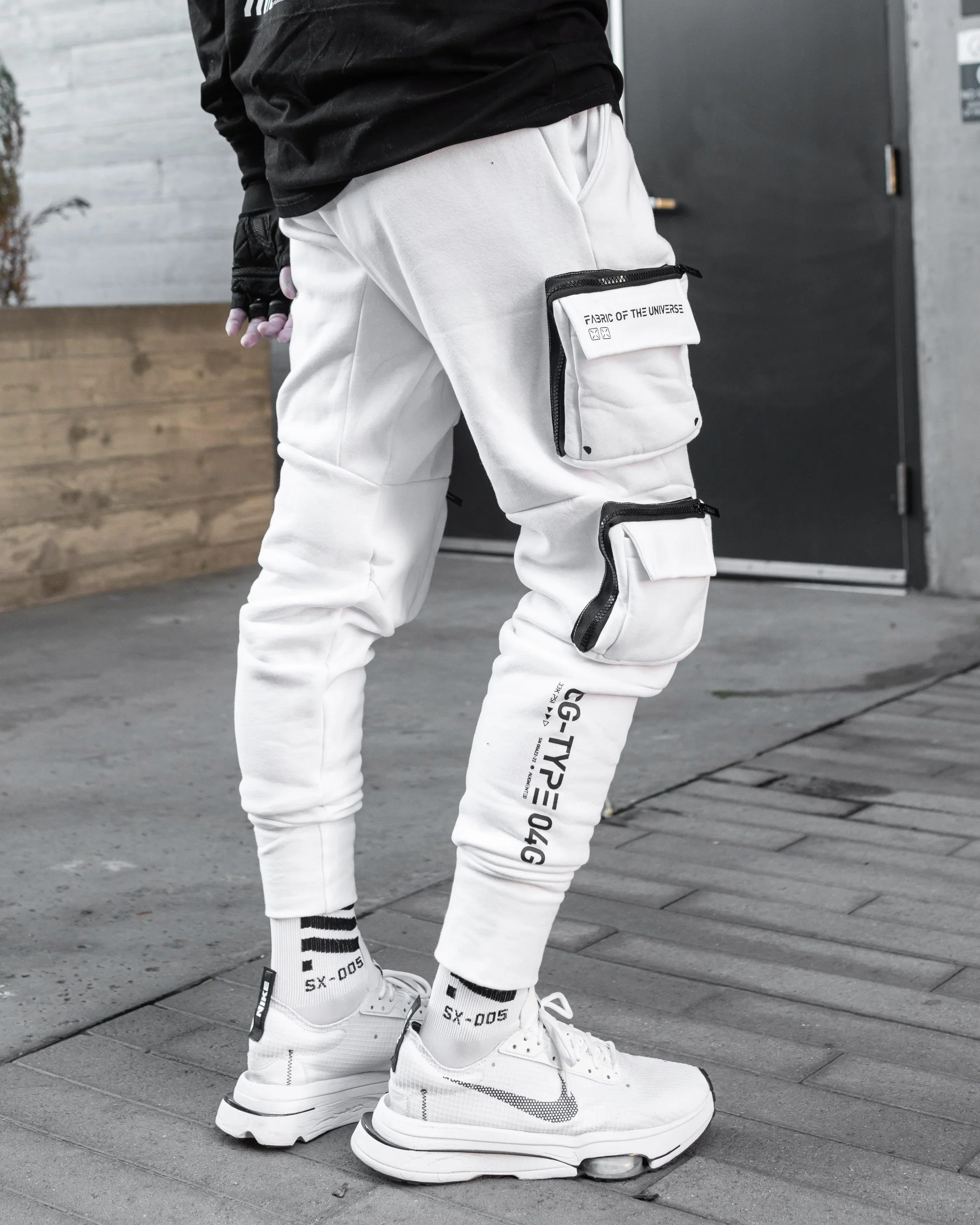 CG-Type 04G White Cargo Joggers - Image 6