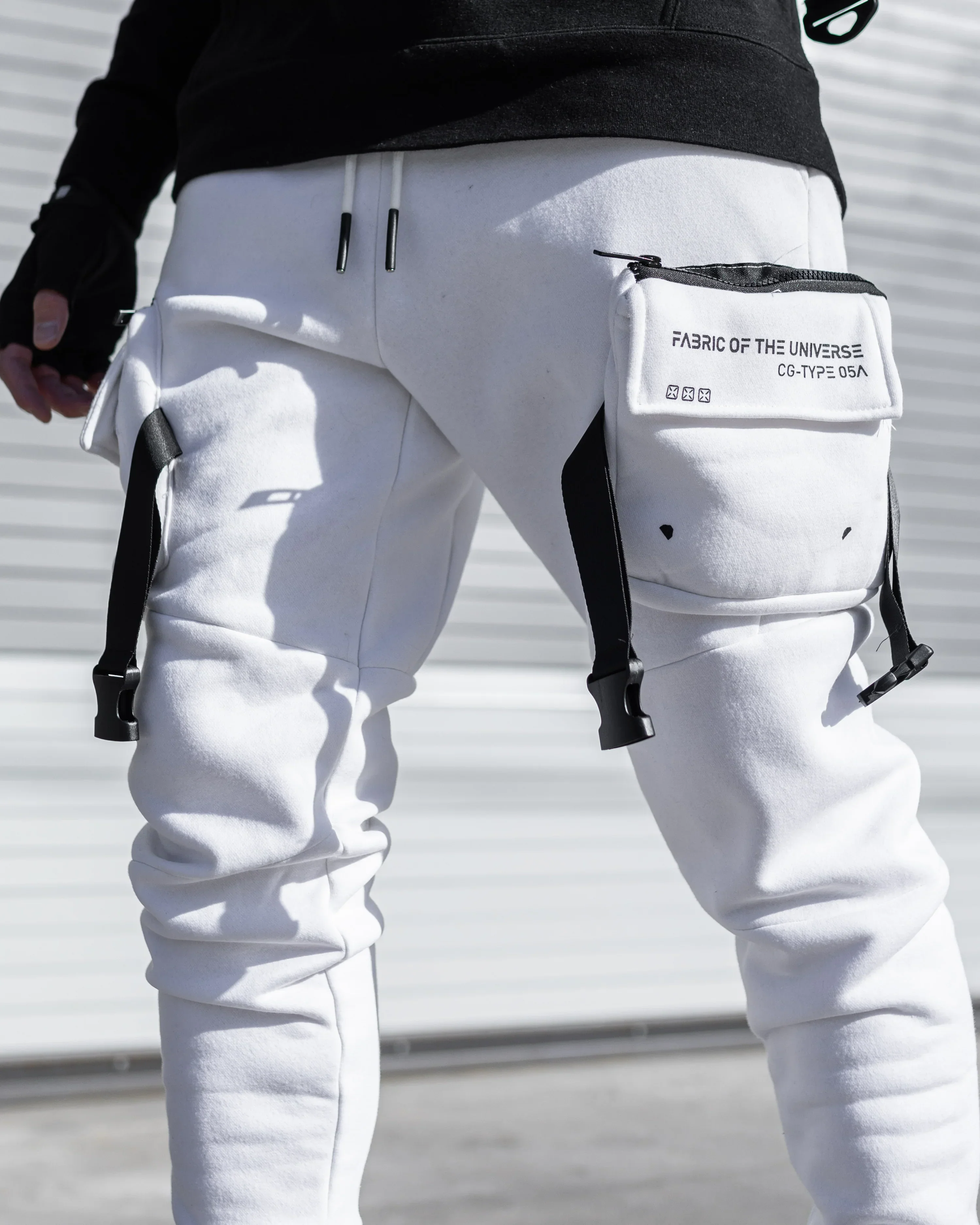 CG-Type 05A White Cargo Joggers - Image 5