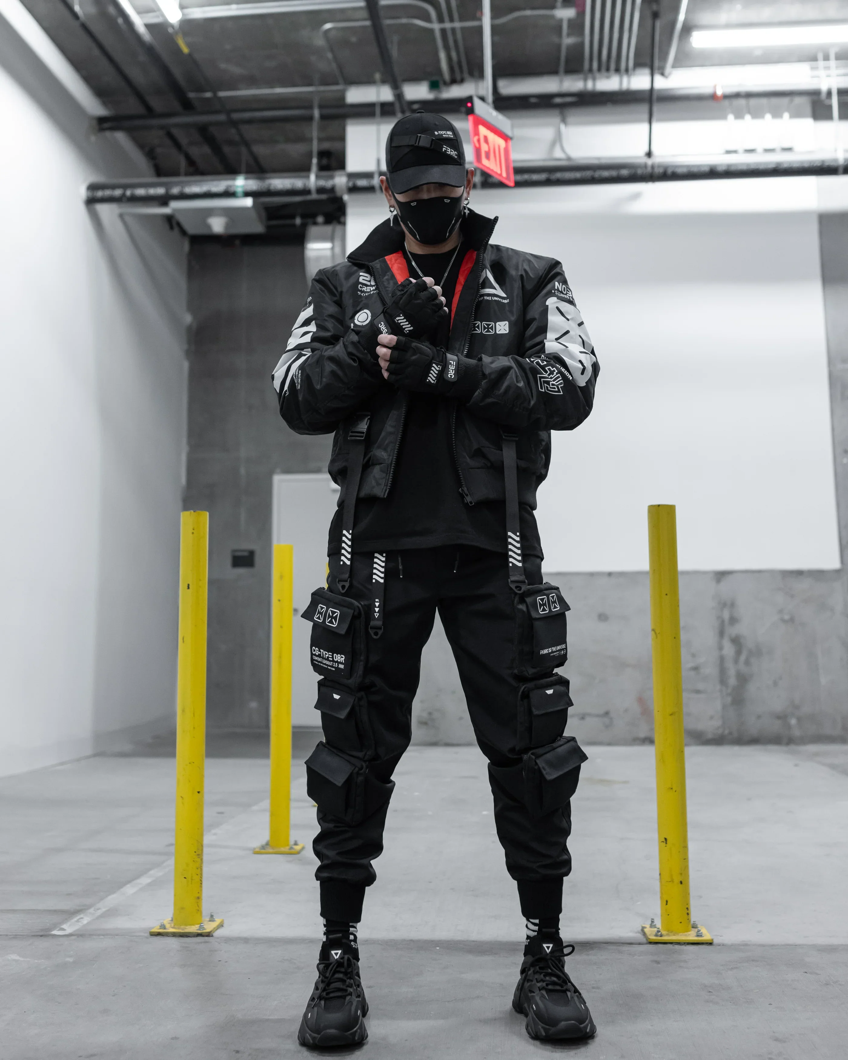 CG-Type 08R Black Cargo Pants - Image 6