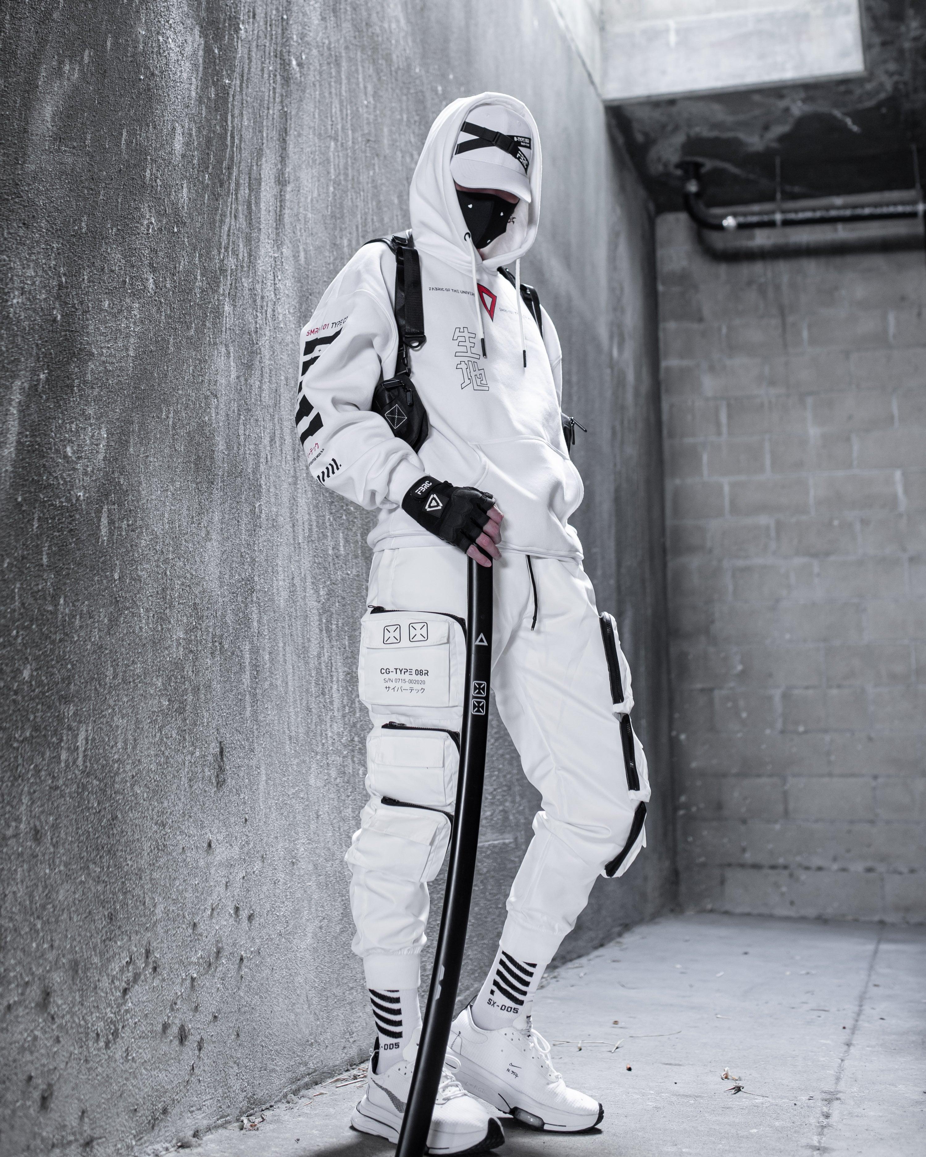 CG-Type 08R White Cargo Pants - Image 4