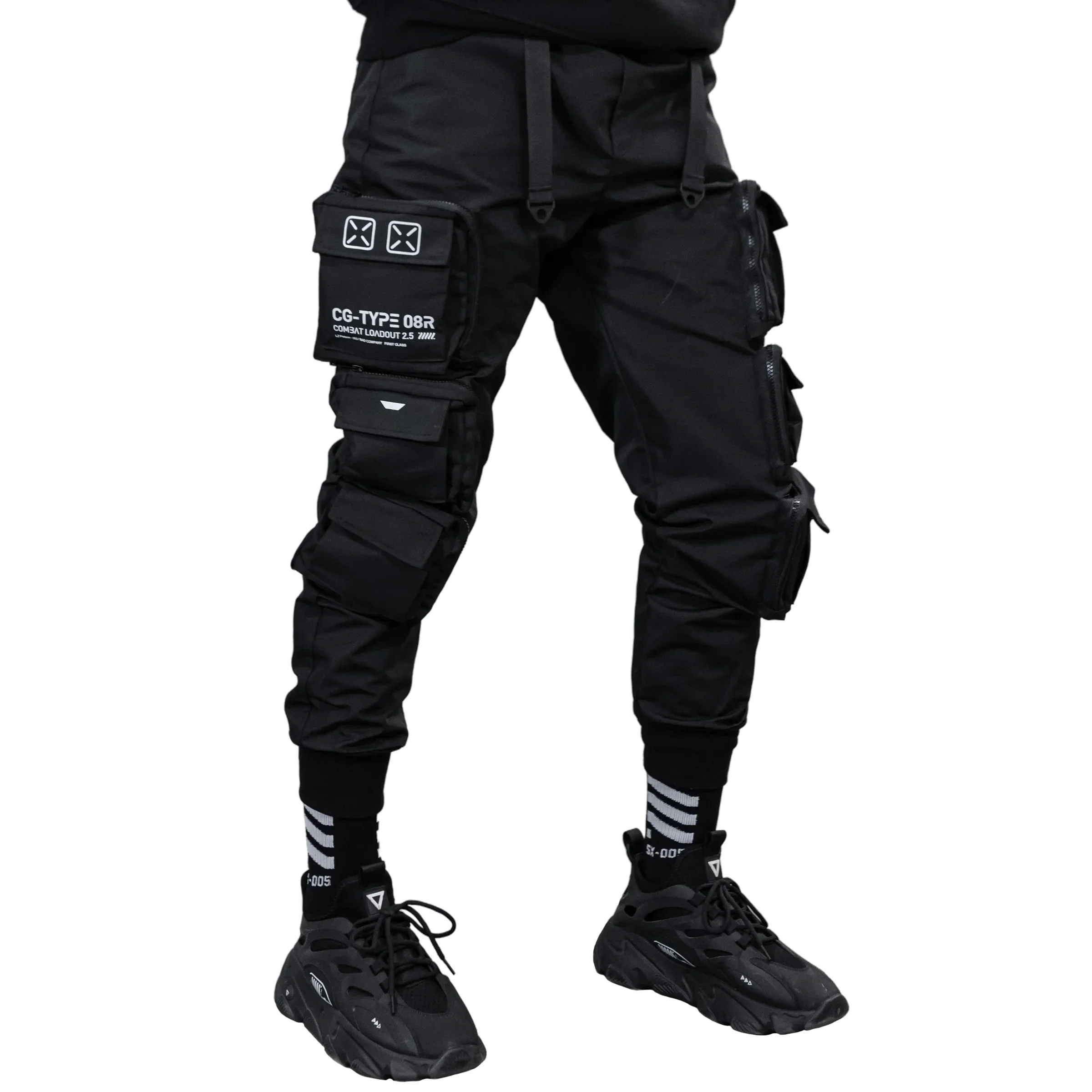 CG-Type 08R(U) Black Cargo Pants - Image 3