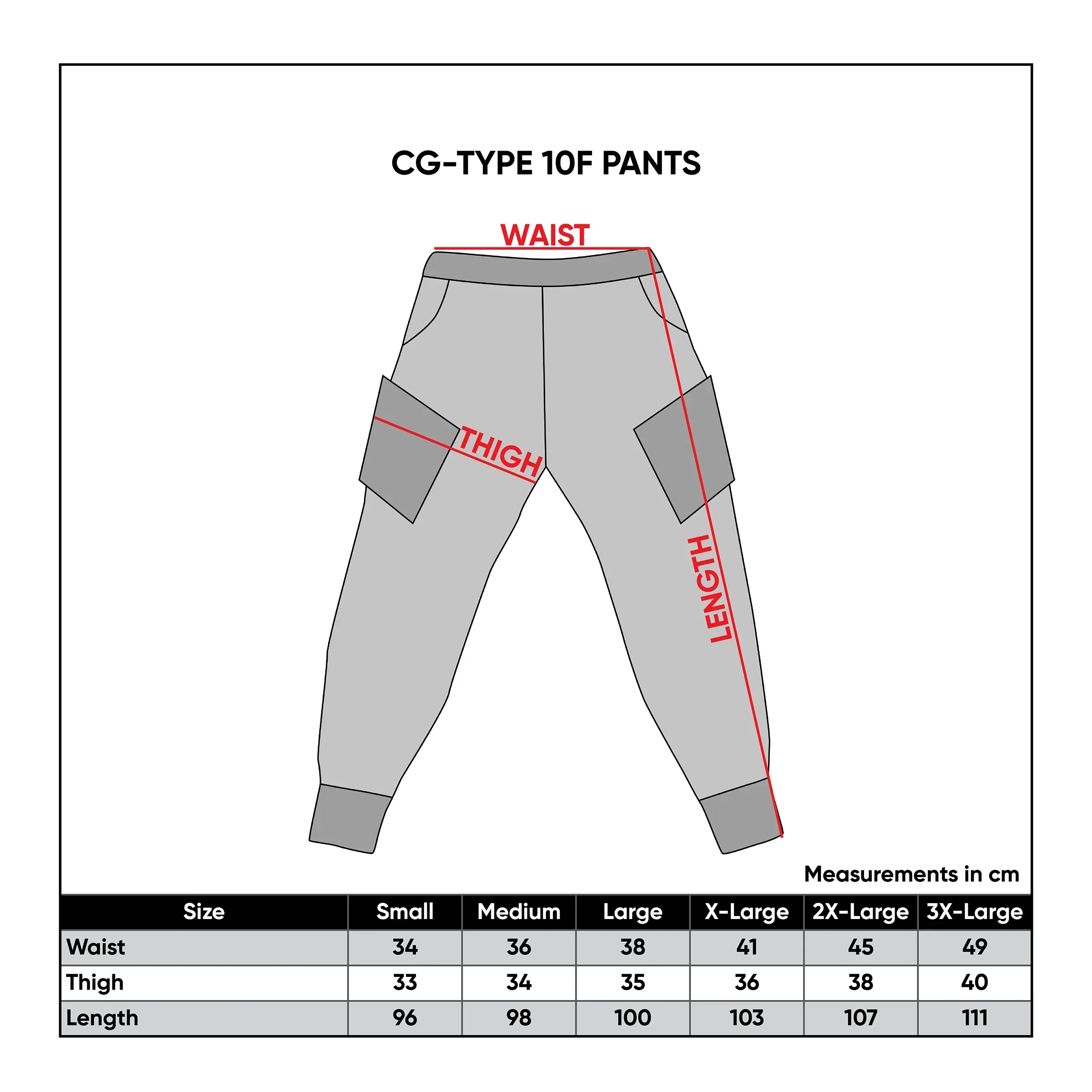 CG-Type 10F Black Cargo Pants - Image 7