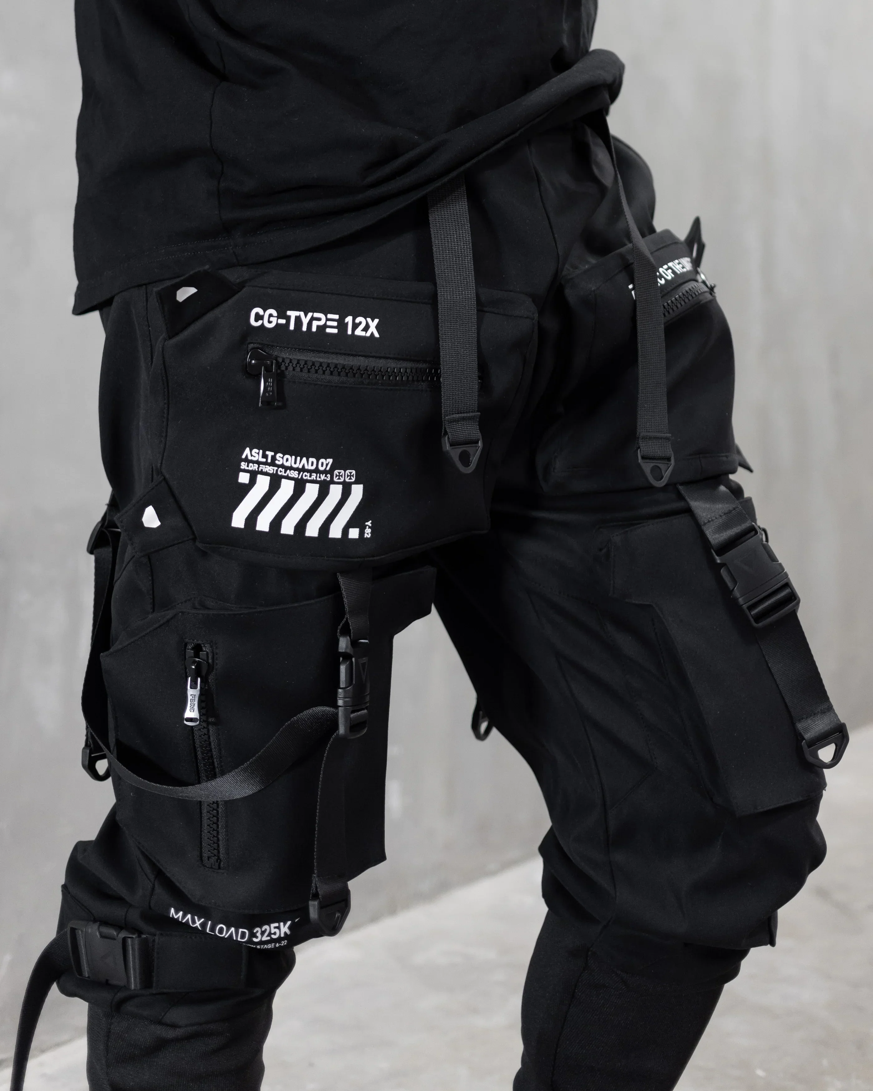 CG-Type 12X(U) Black Cargo Pants - Image 5