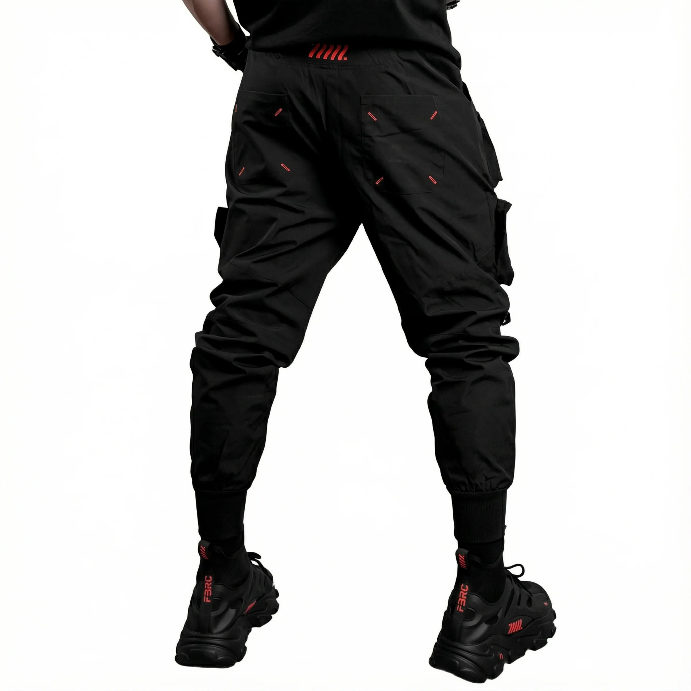 CG-Type 14F Black Red LW Cargo Pants - Image 2