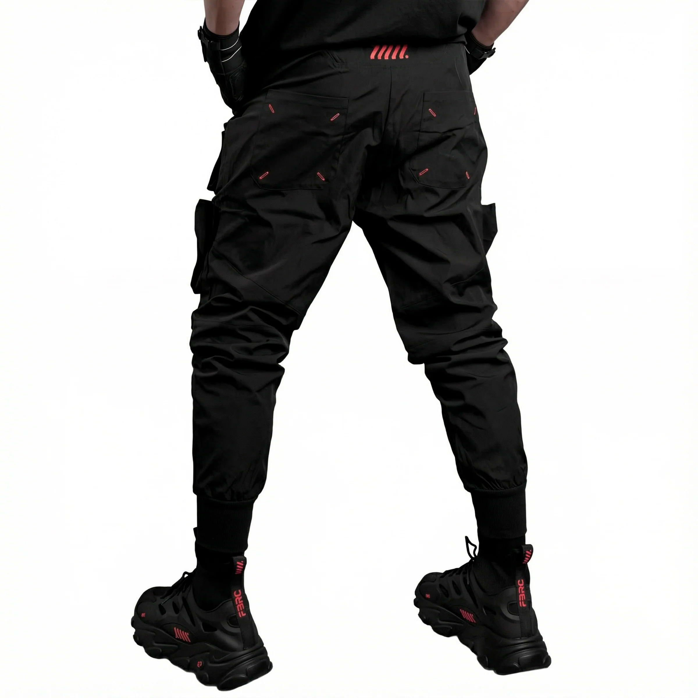 CG-Type 14F Black Red LW Cargo Pants - Image 4