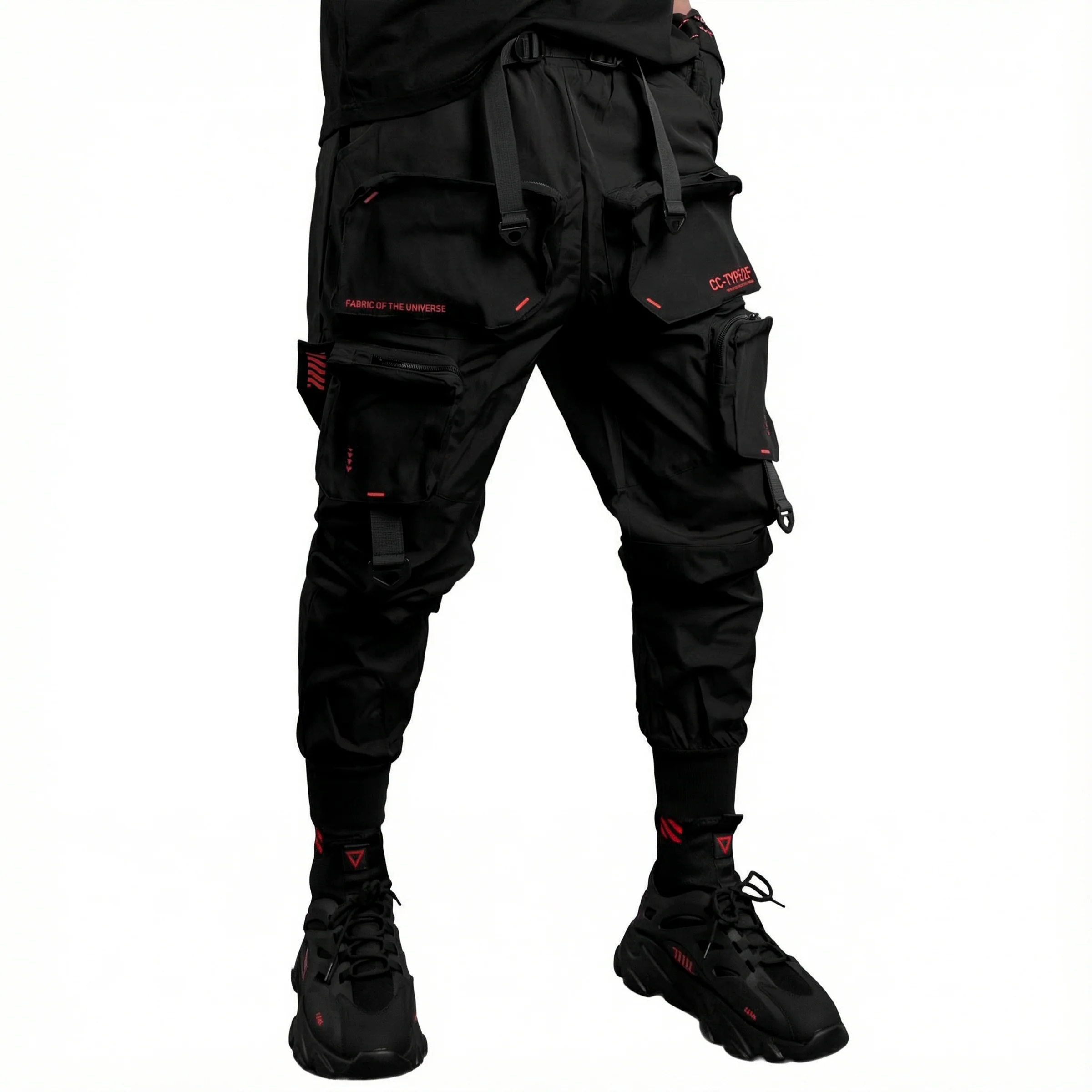 CG-Type 14F Black Red LW Cargo Pants - Image 5
