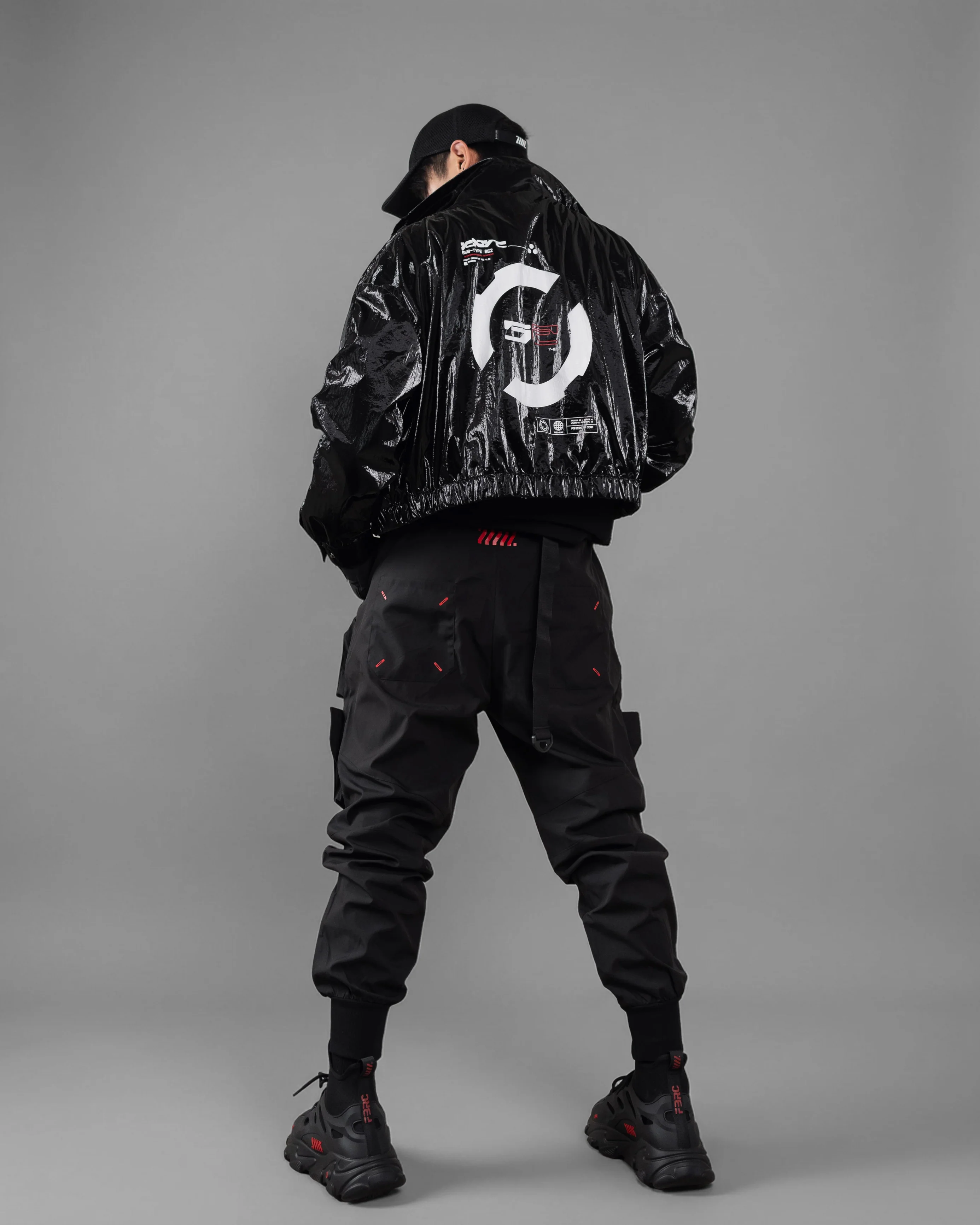 CG-Type 14F Black Red LW Cargo Pants - Image 7