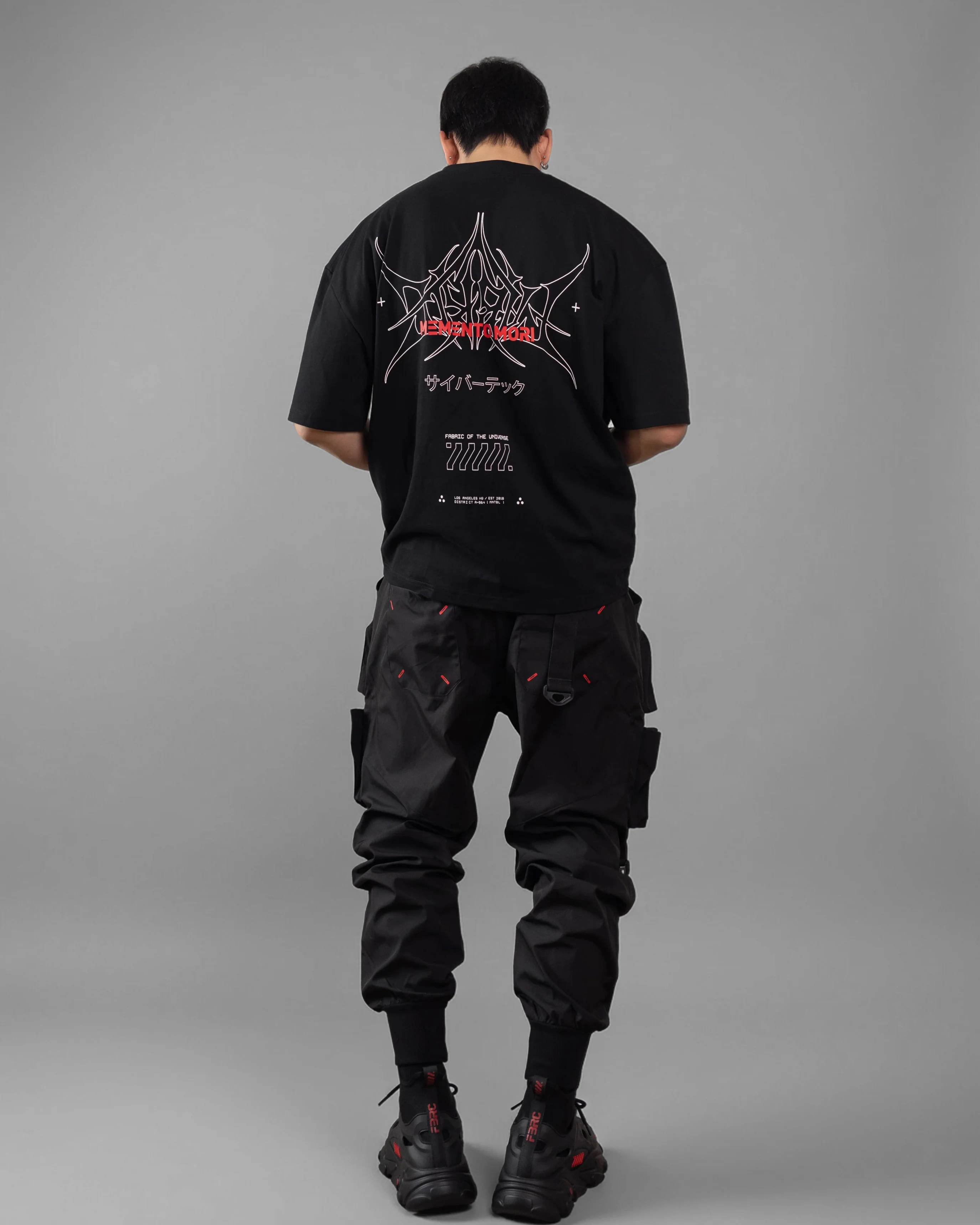 CG-Type 14F Black Red LW Cargo Pants - Image 9