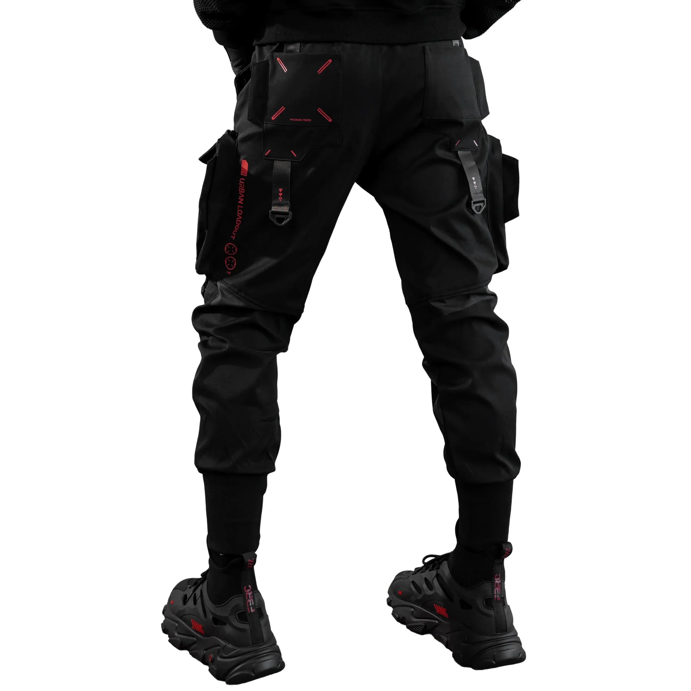 CG-Type 19S Black Red Cargo Pants - Image 4