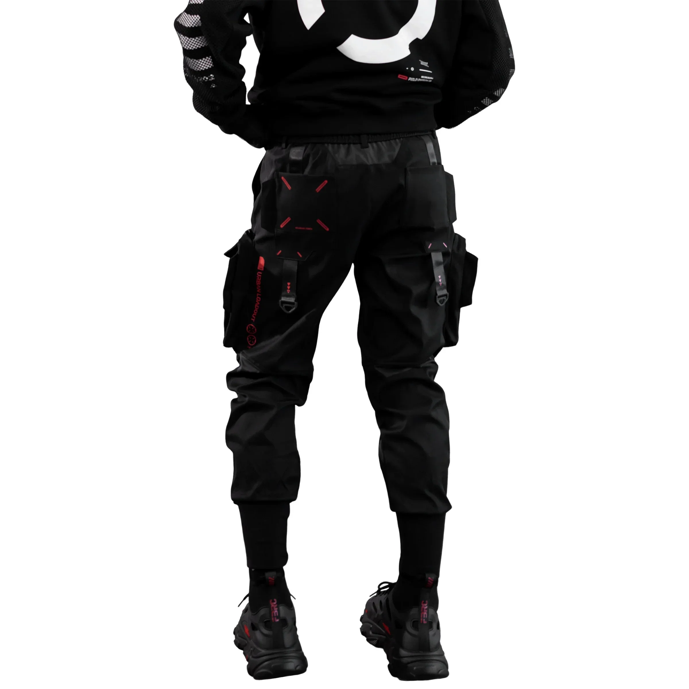 CG-Type 19S Black Red Cargo Pants - Image 5