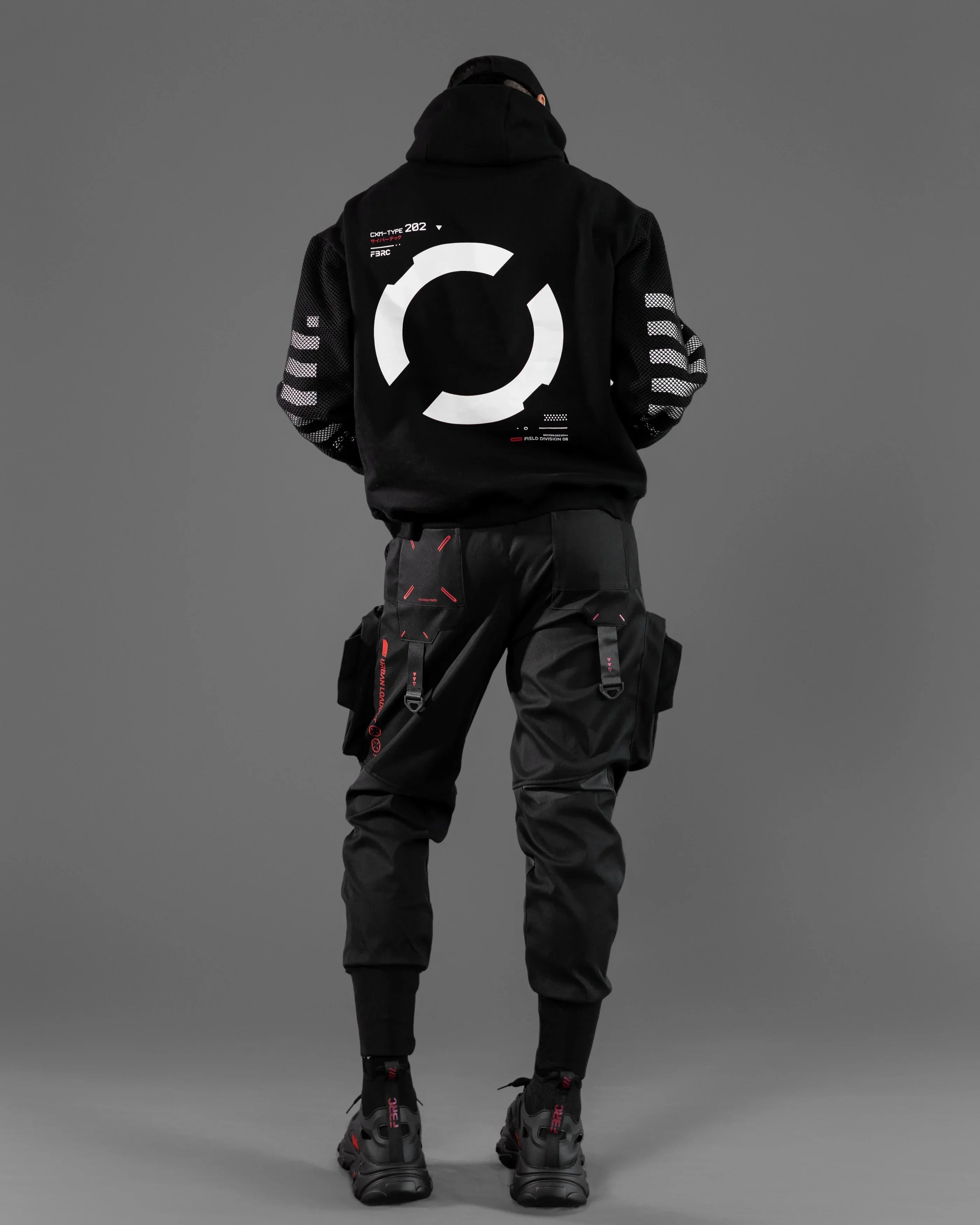 CG-Type 19S Black Red Cargo Pants - Image 7