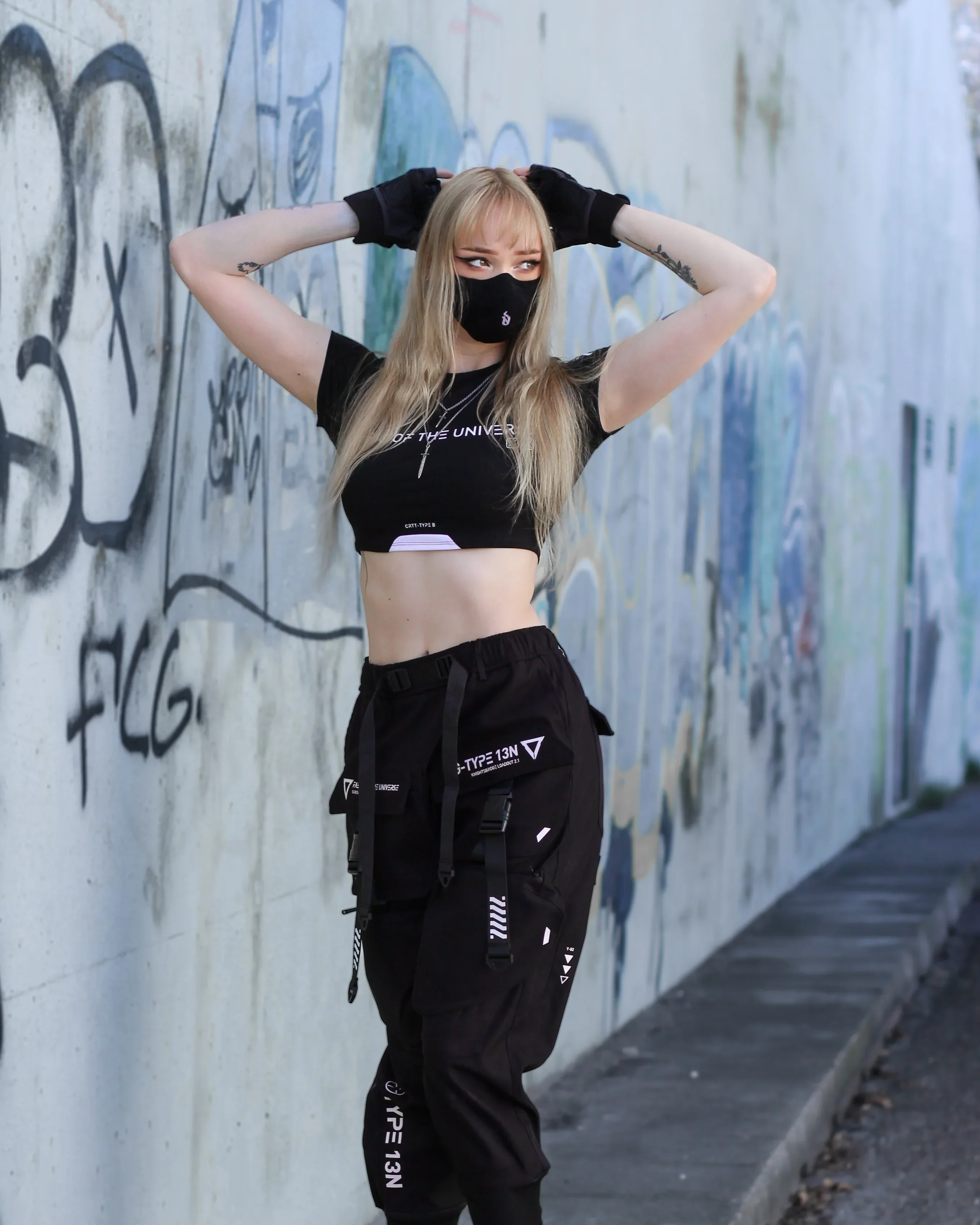 CRTT-Type B Black Crop Short Sleeve T - Image 5