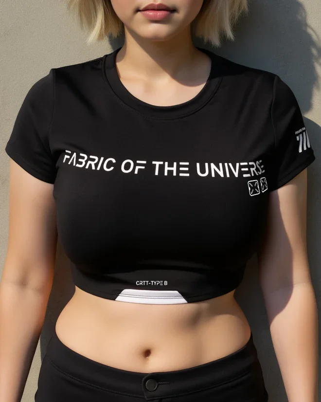 CRTT-Type B Black Crop Short Sleeve T - Image 8