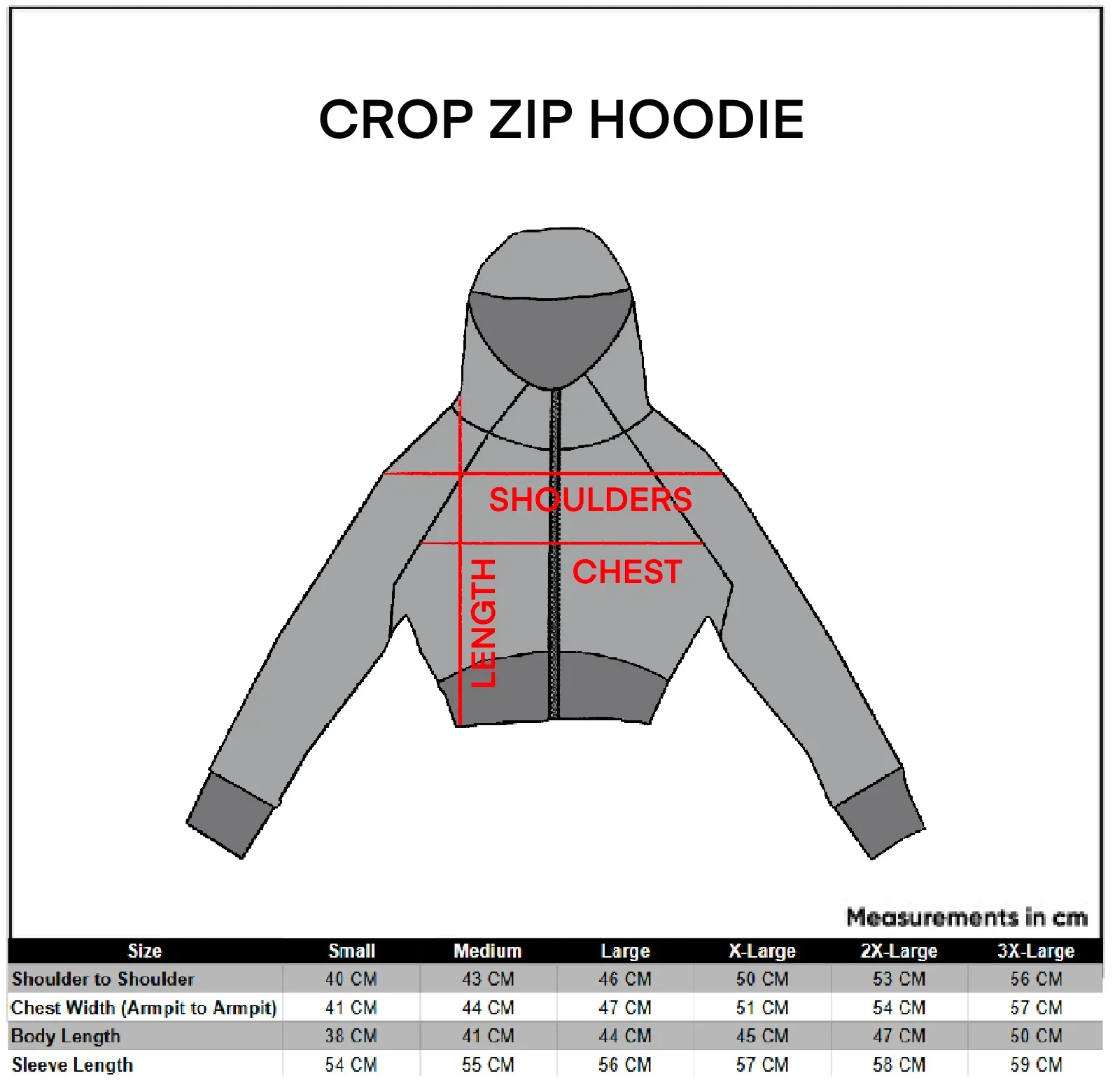CRZ-Type 03A Black Crop Zip Hoodie - Image 7