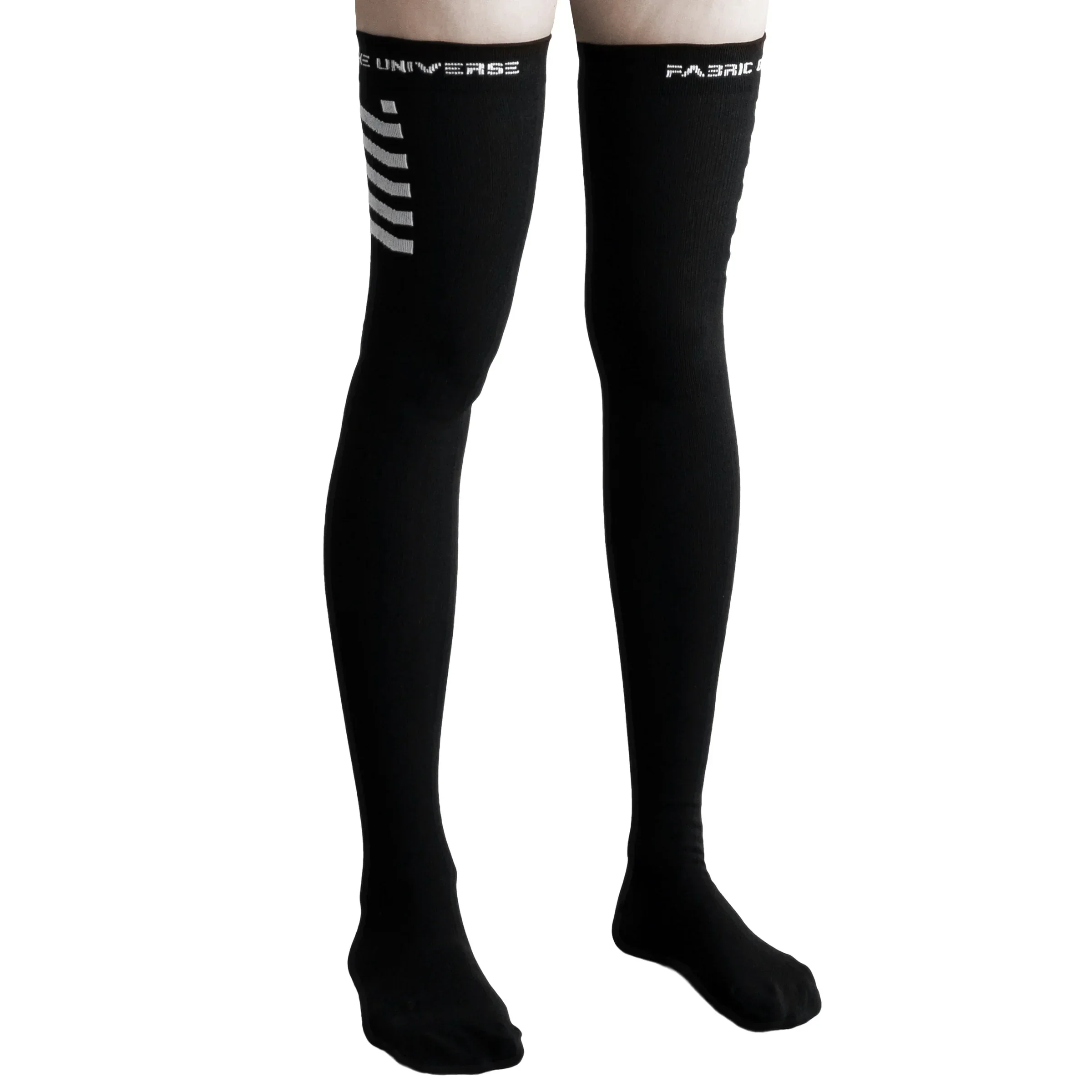CSRT-01 Black Thigh High Socks - Image 3