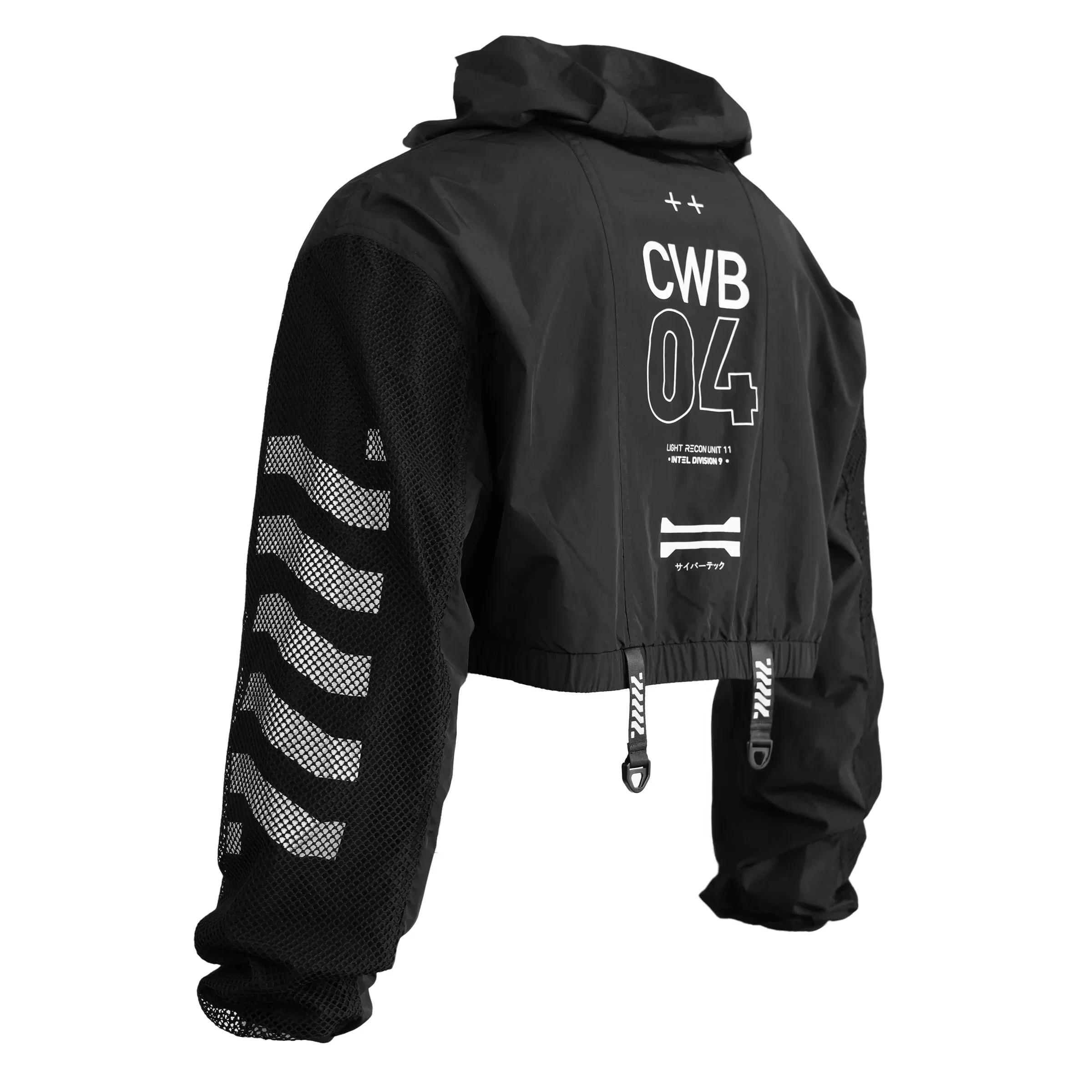 CWB-Type 04 Black Crop LW Windbreaker - Image 3