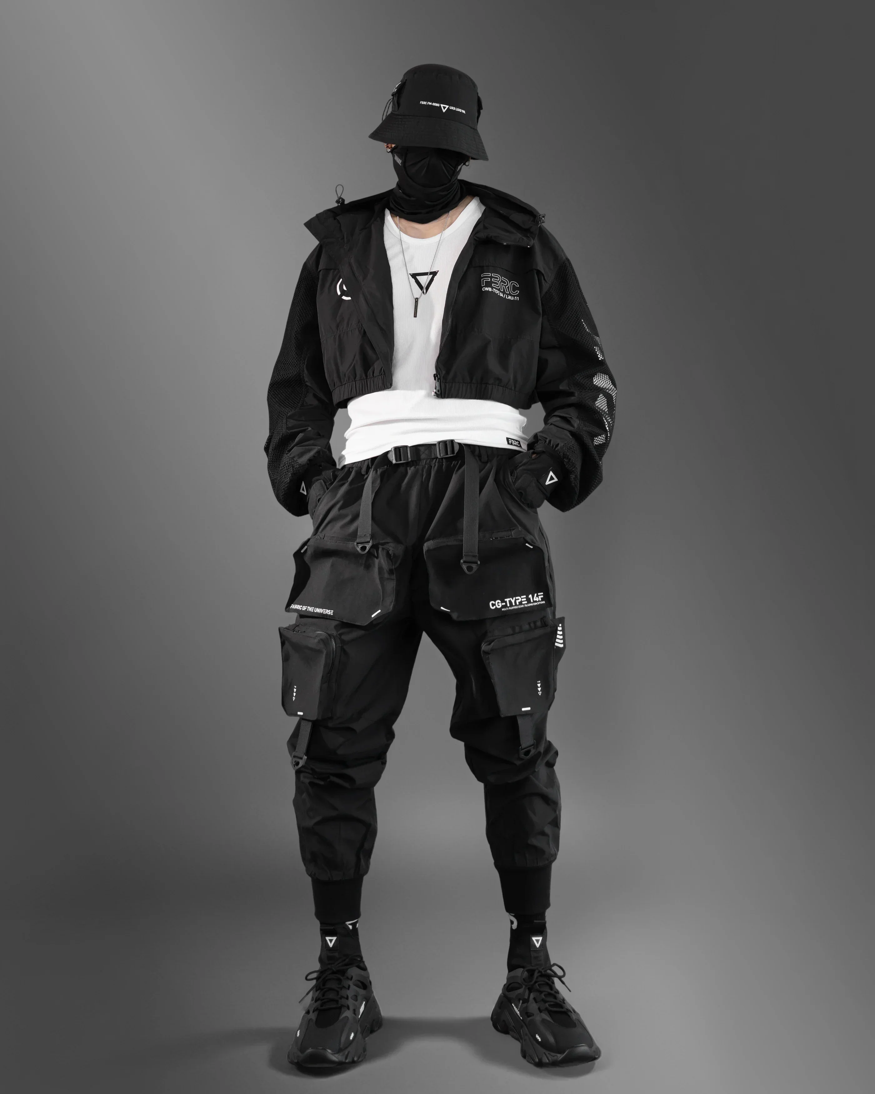 CWB-Type 04 Black Crop LW Windbreaker - Image 4