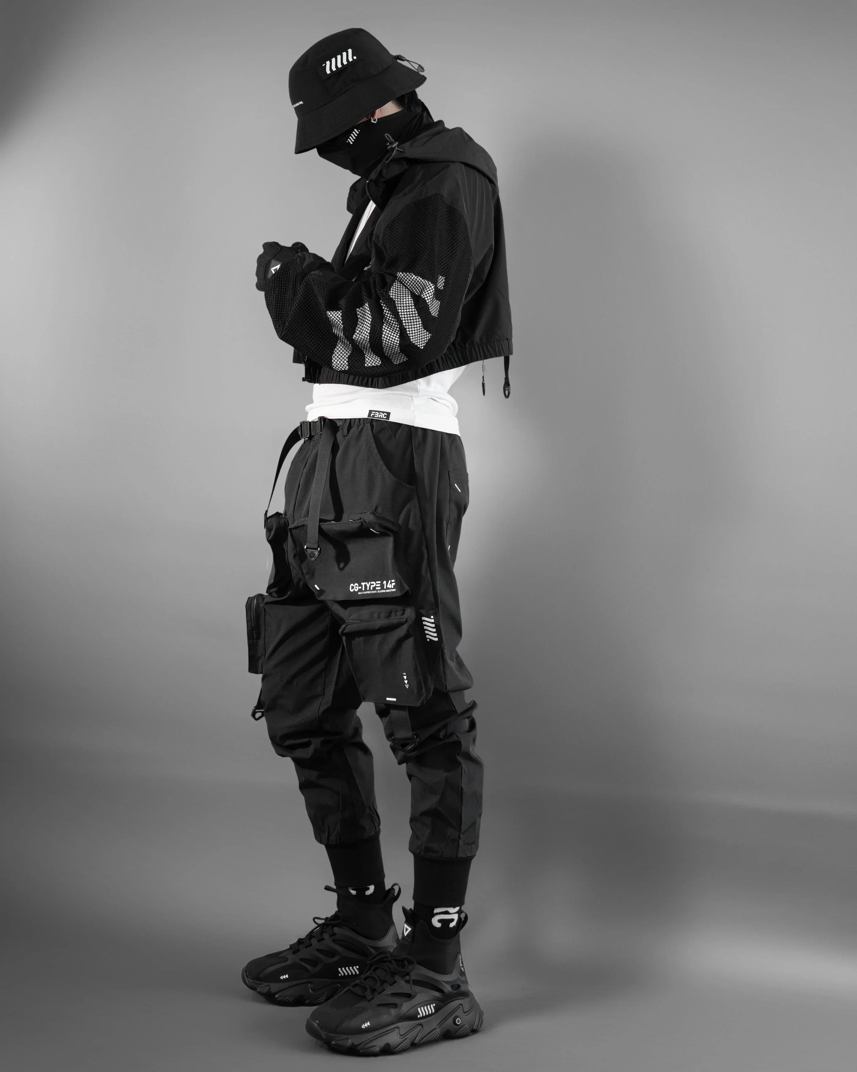 CWB-Type 04 Black Crop LW Windbreaker - Image 5