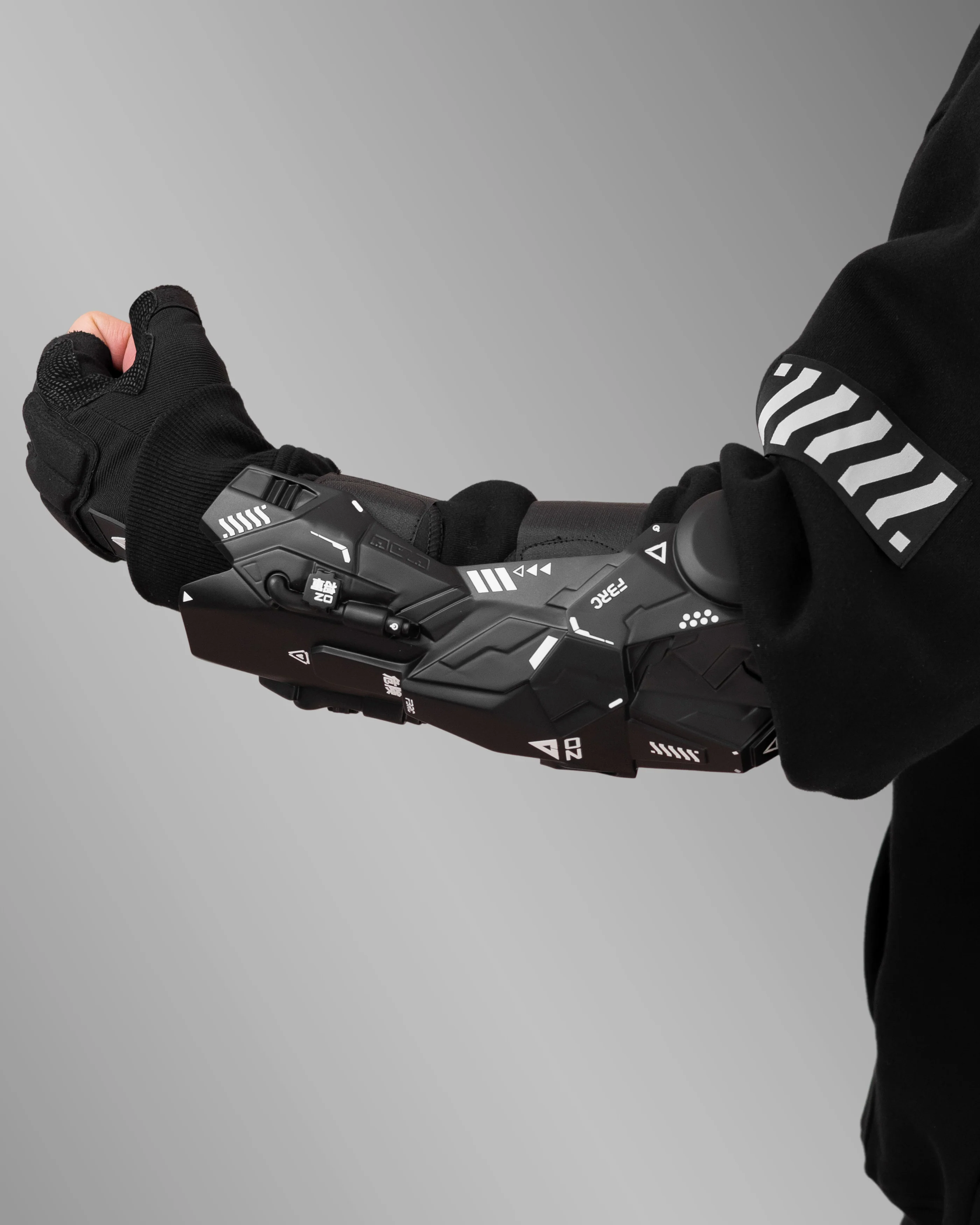 CYFA-01 Black Cyber Forearm Guard - Image 9