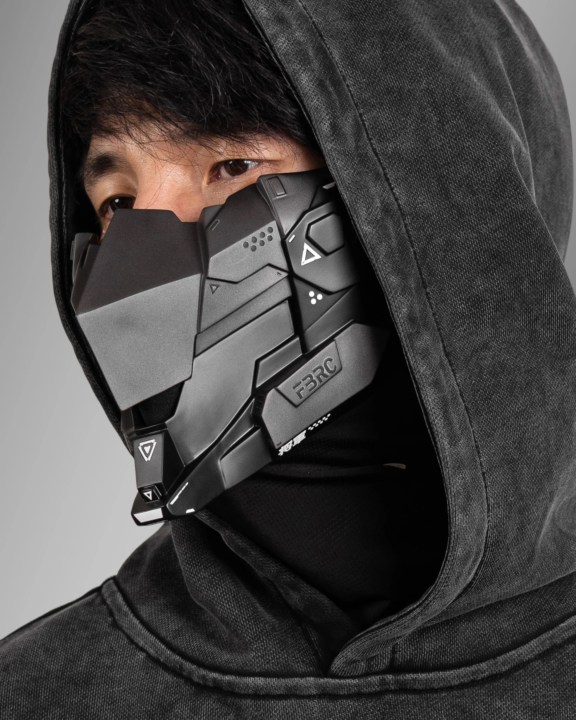 CYM-03 Black Gunmetal Cyber Mask - Image 10