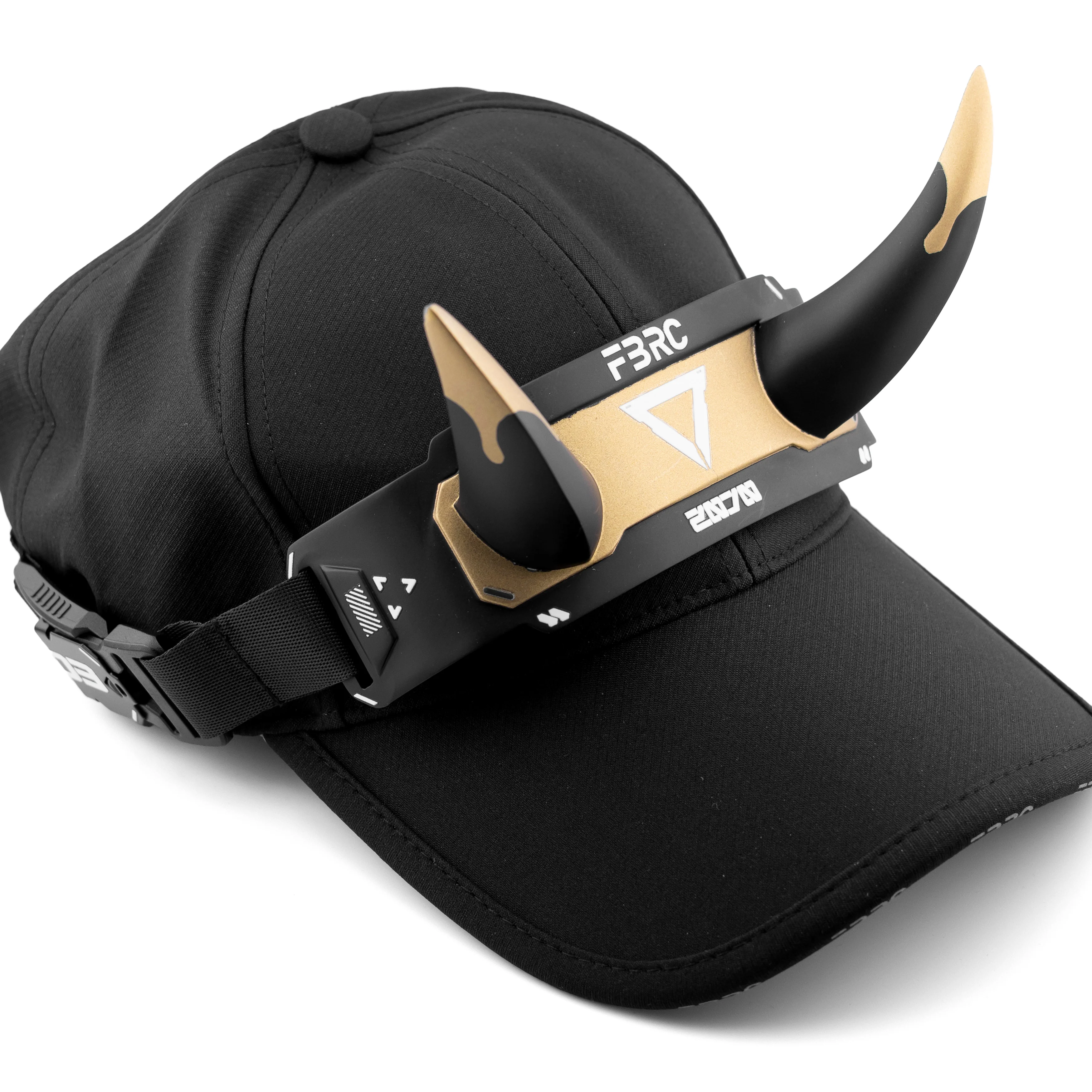 DC-01A Black Gold Demon Horns Cap - Image 6