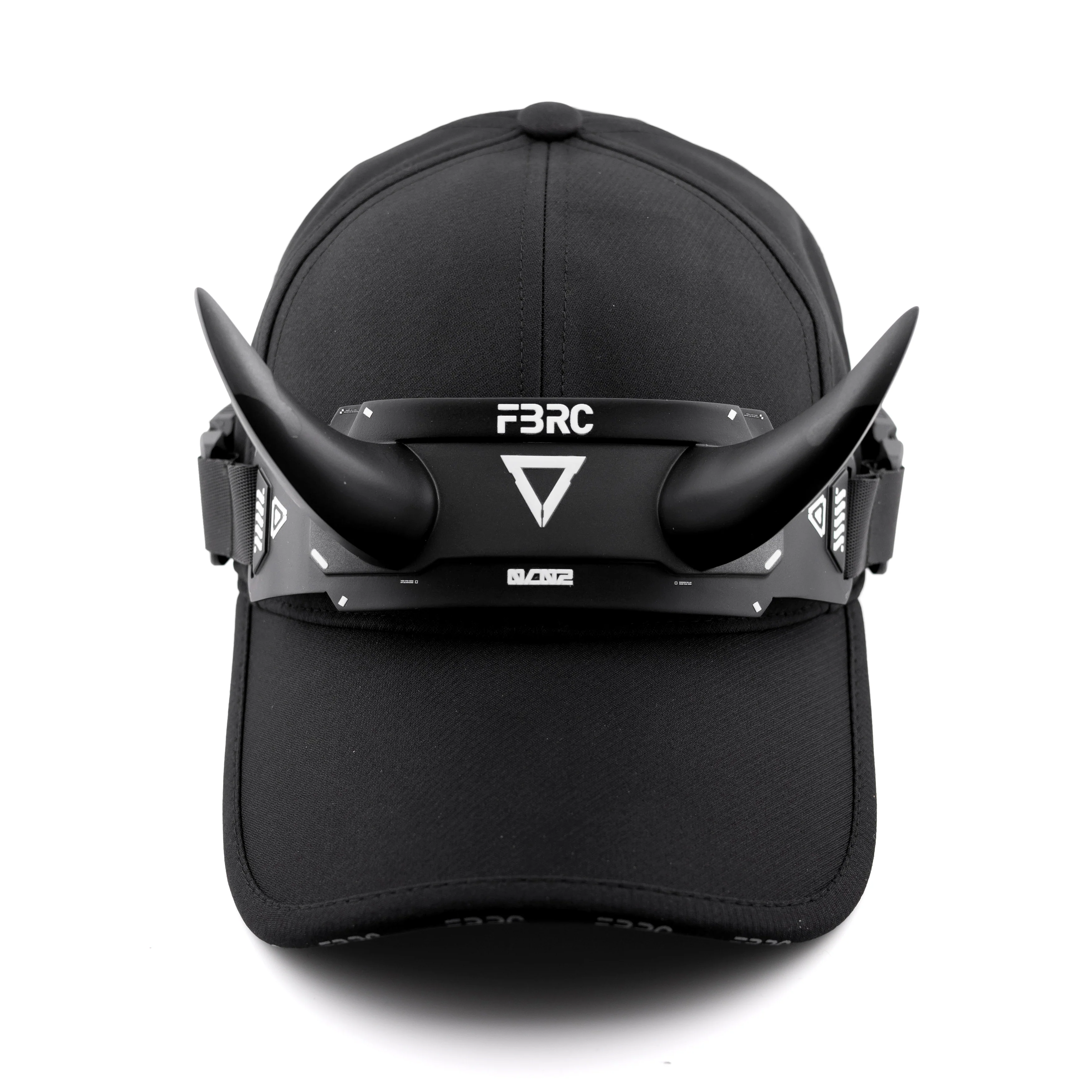 DC-01A Gunmetal Demon Horns Cap - Image 3
