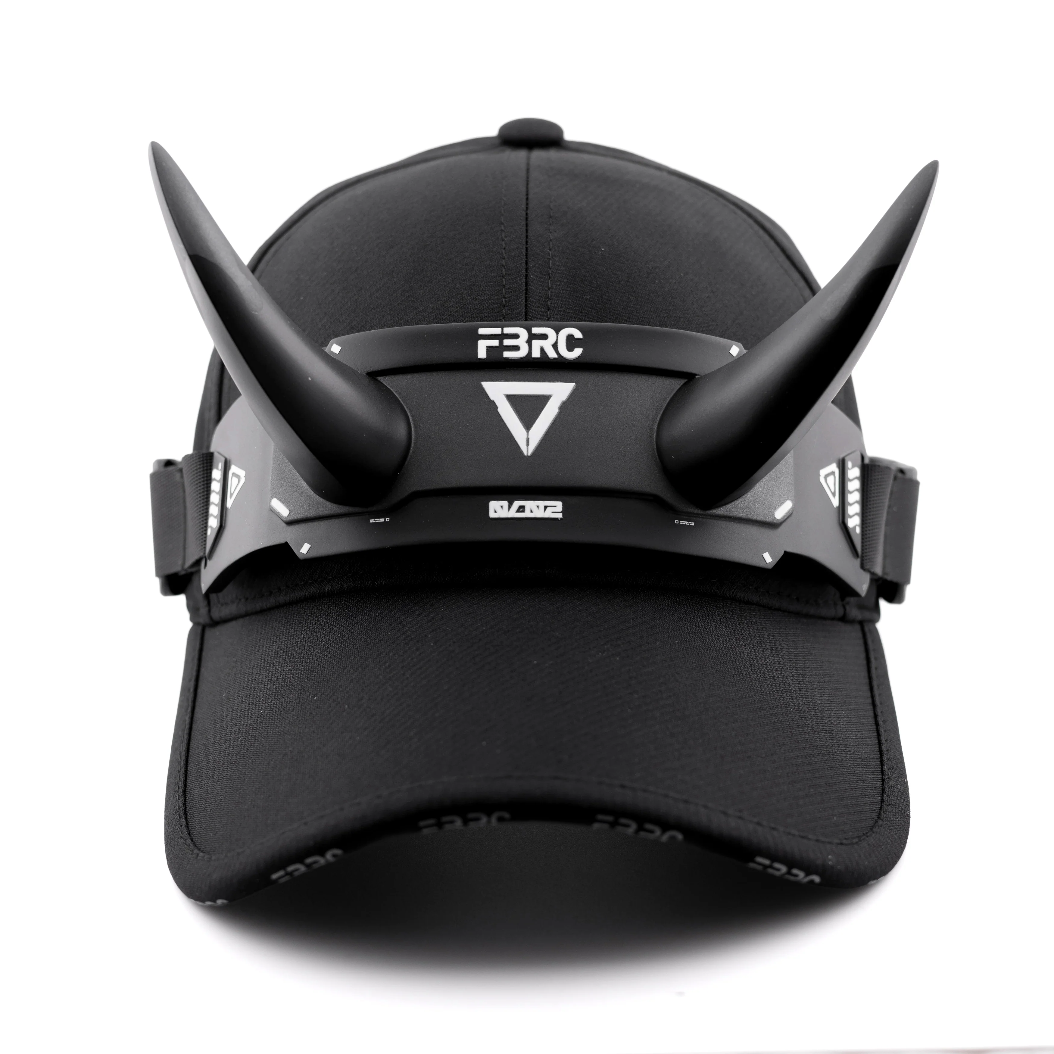 DC-01A Gunmetal Demon Horns Cap - Image 4
