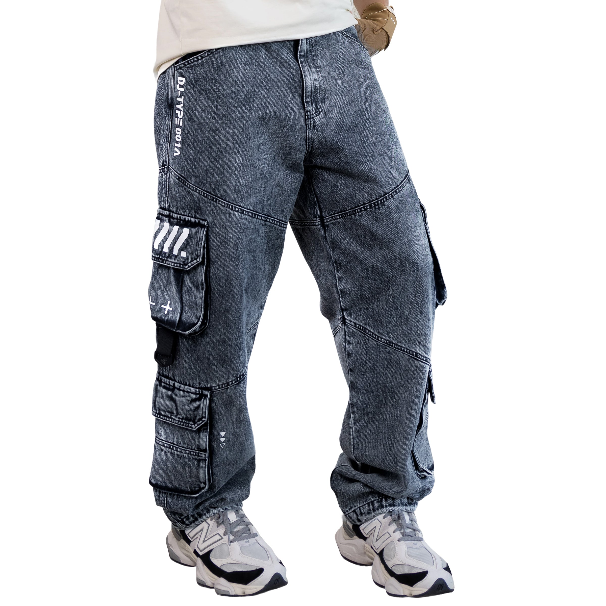 DJ-Type 001A Acid Denim Pants - Image 3