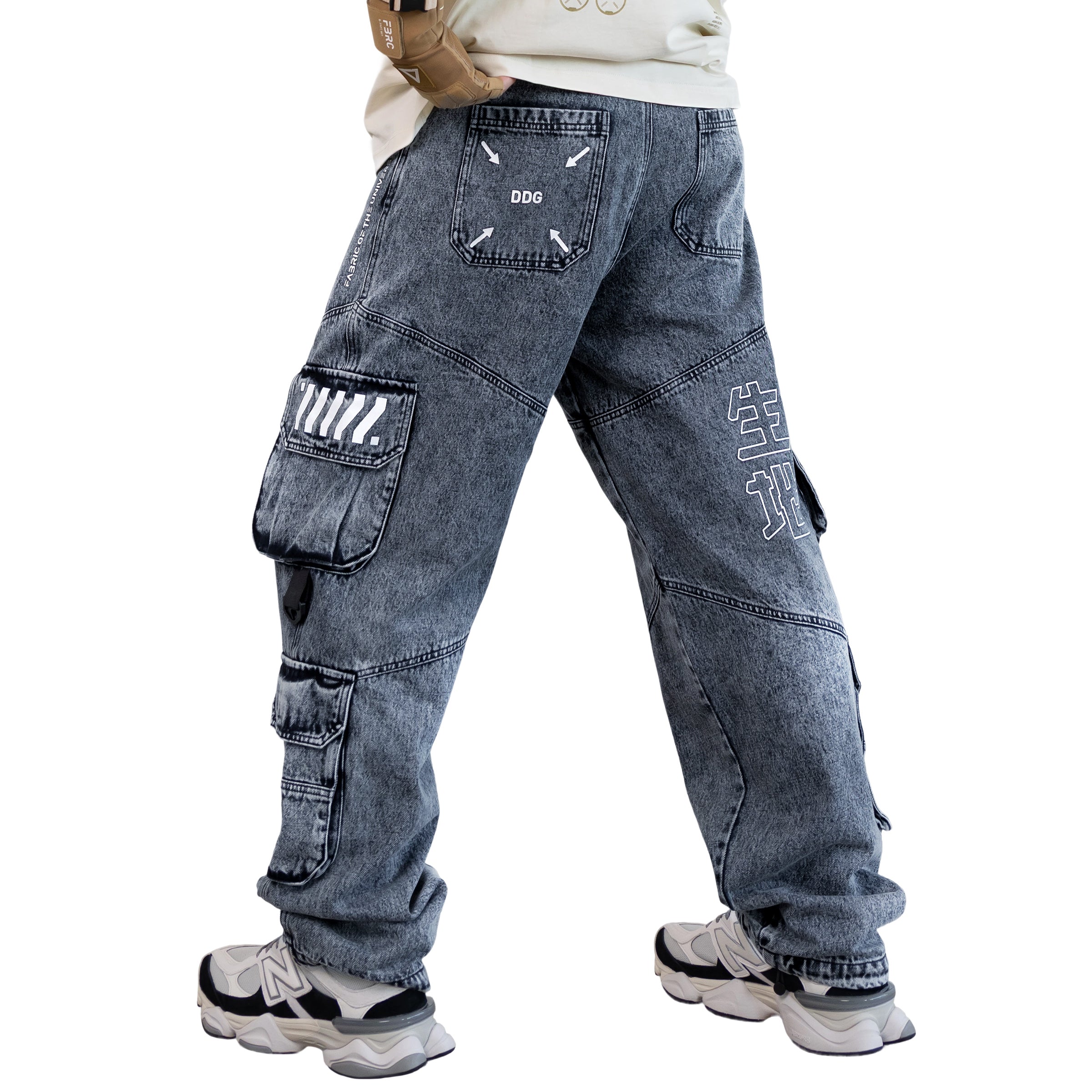 DJ-Type 001A Acid Denim Pants - Image 4
