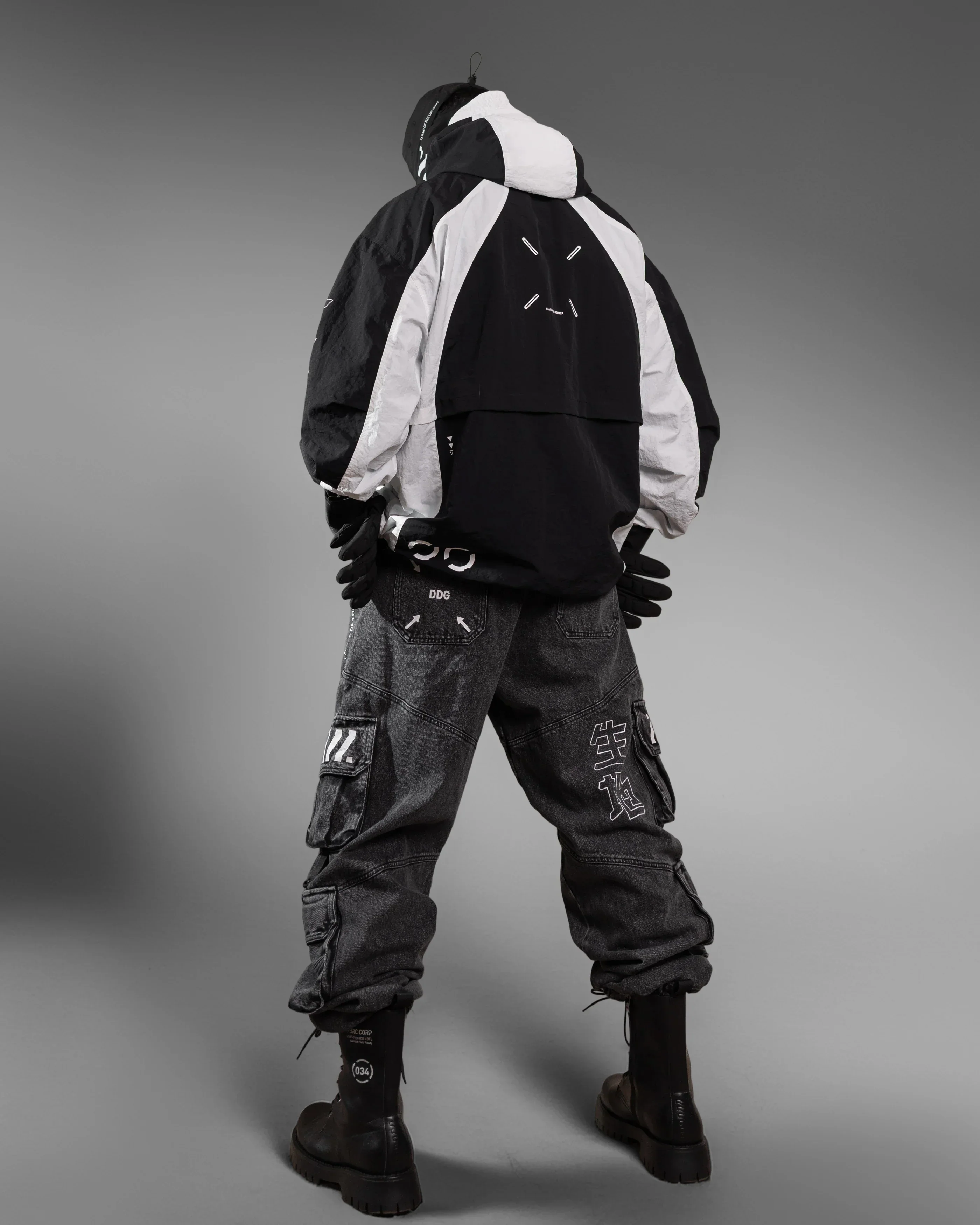 DJ-Type 001A Charcoal Denim Pants - Image 10