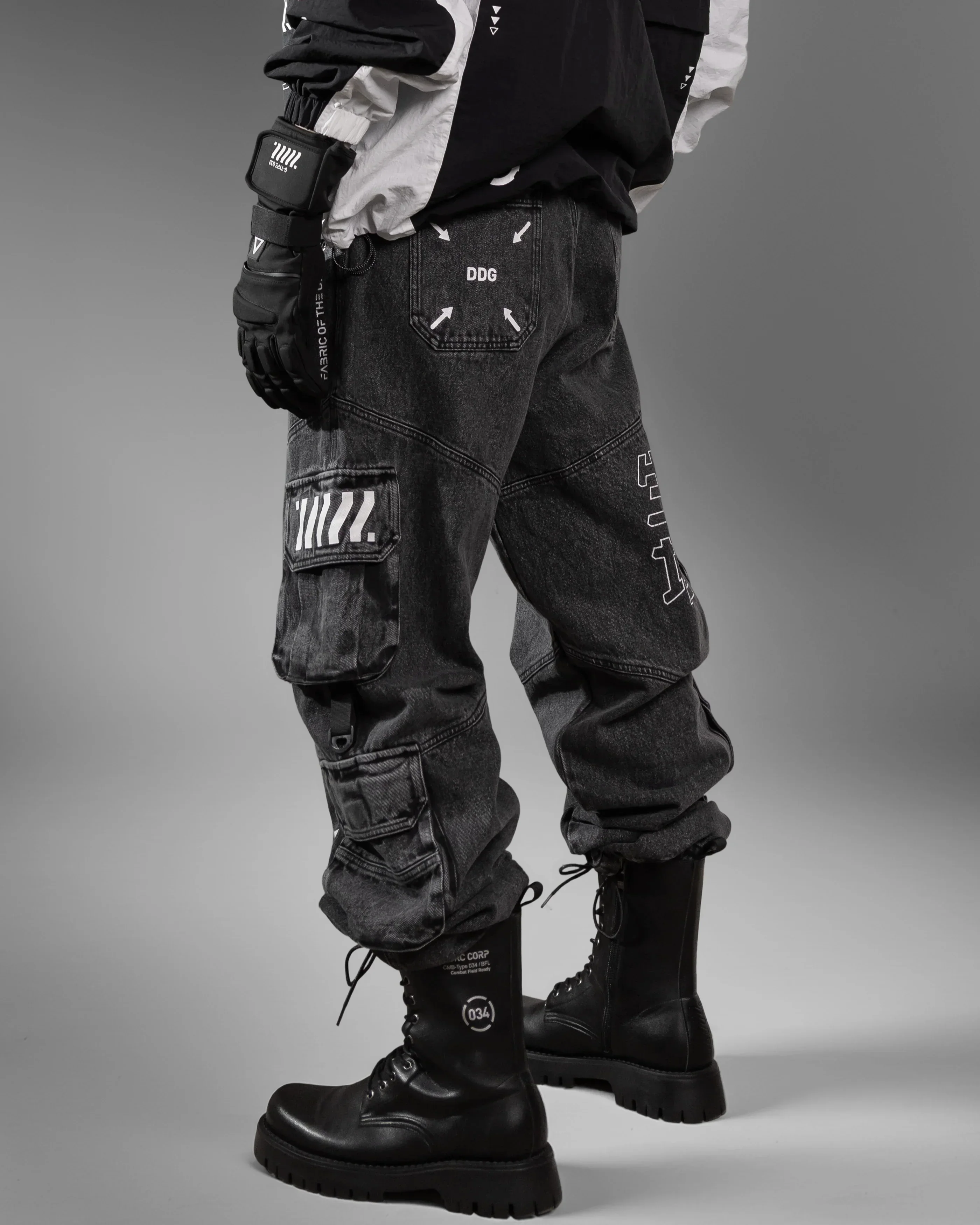 DJ-Type 001A Charcoal Denim Pants - Image 12
