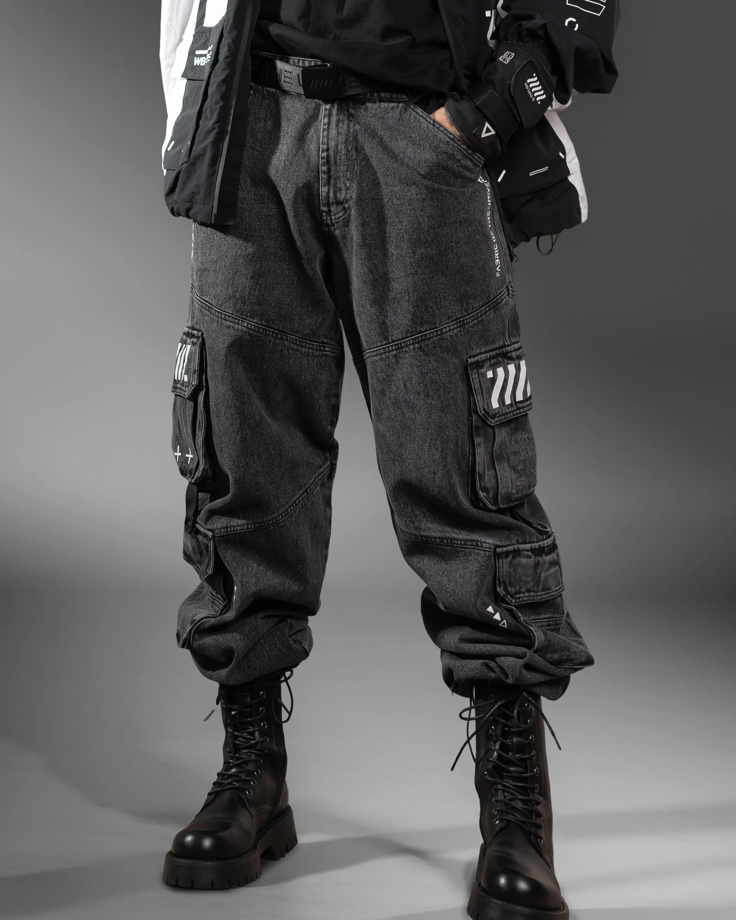 DJ-Type 001A Charcoal Denim Pants - Image 13