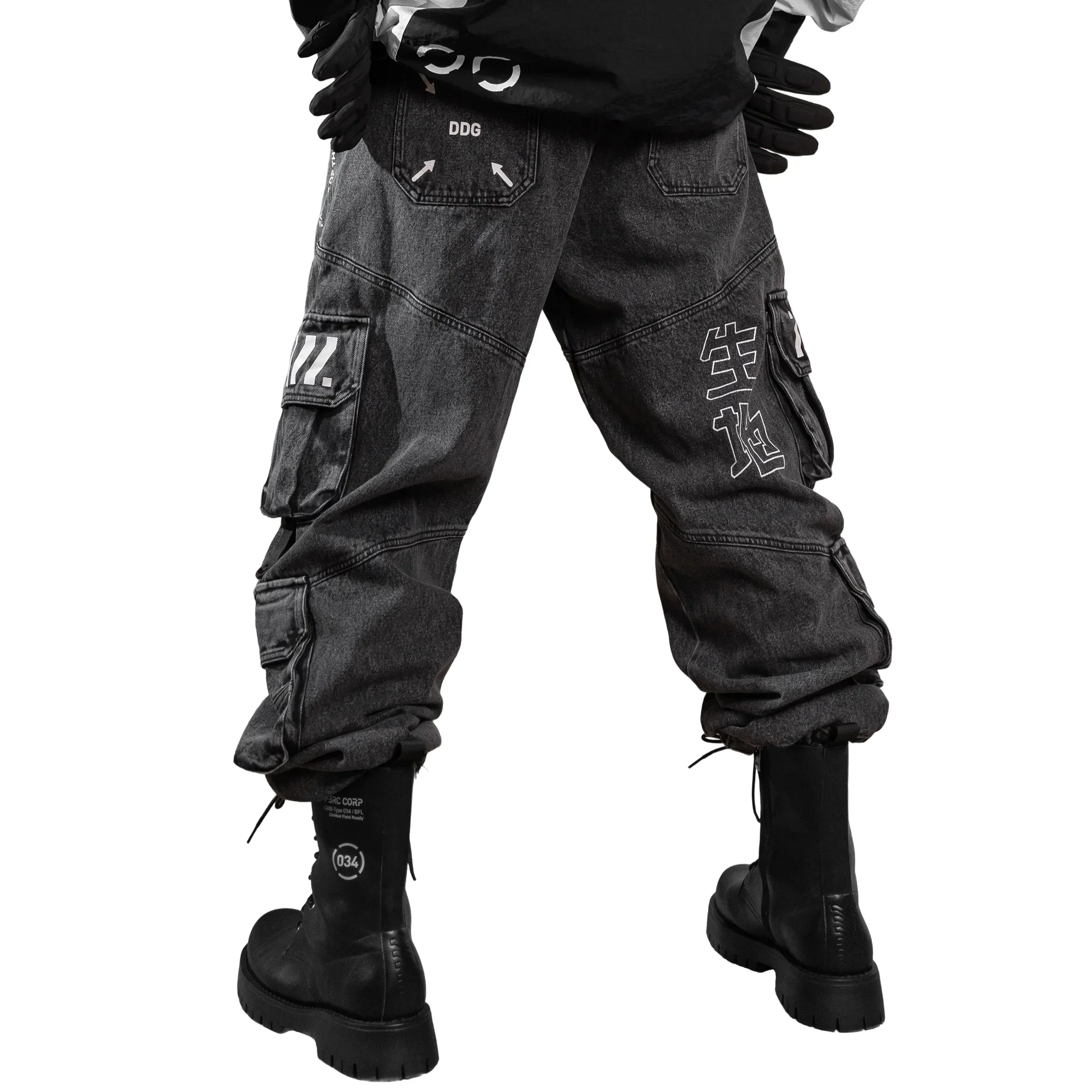 DJ-Type 001A Charcoal Denim Pants - Image 3