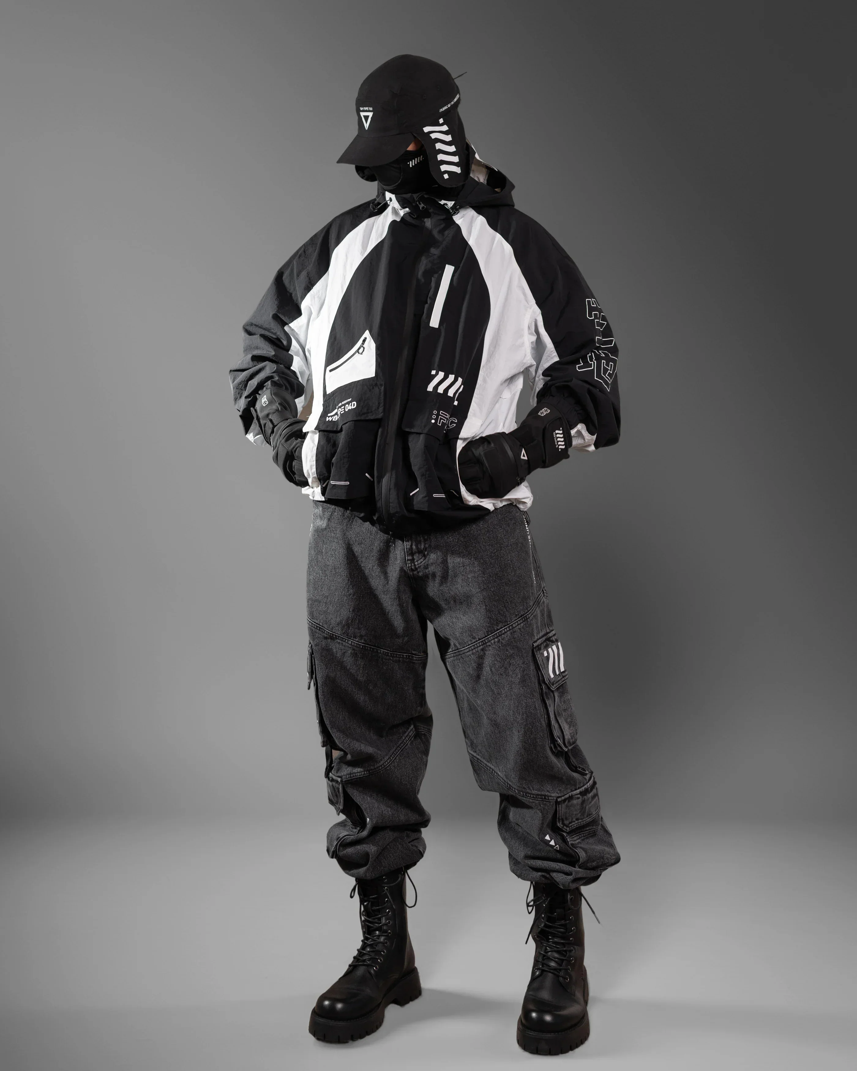 DJ-Type 001A Charcoal Denim Pants - Image 7